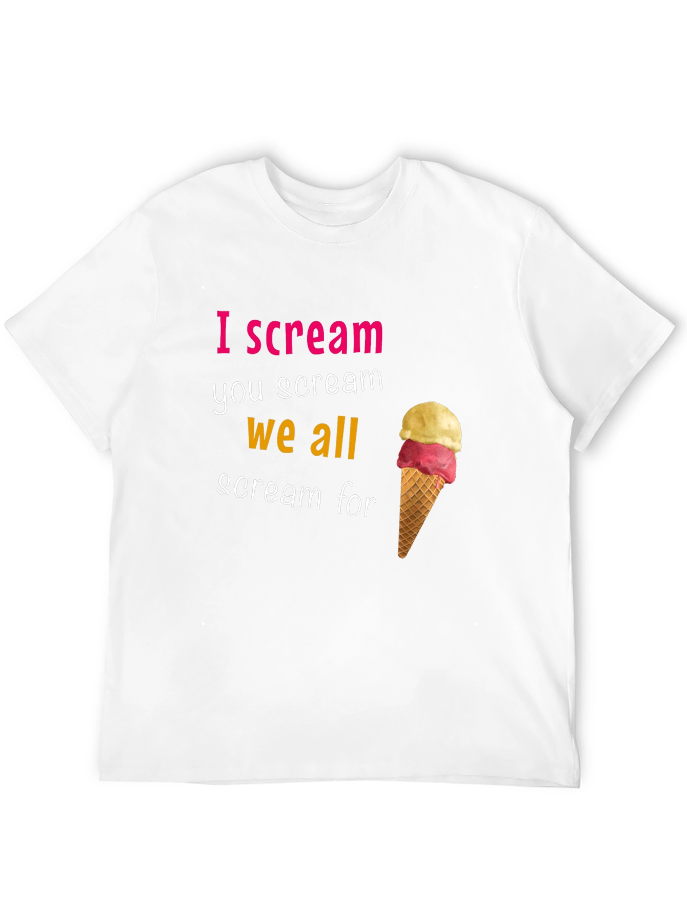 I Scream Graphic T-Shirt
