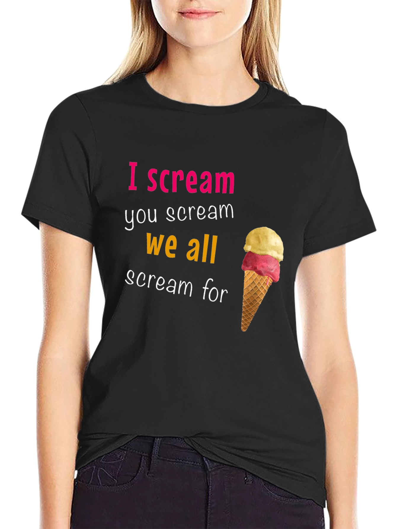 I Scream Graphic T-Shirt