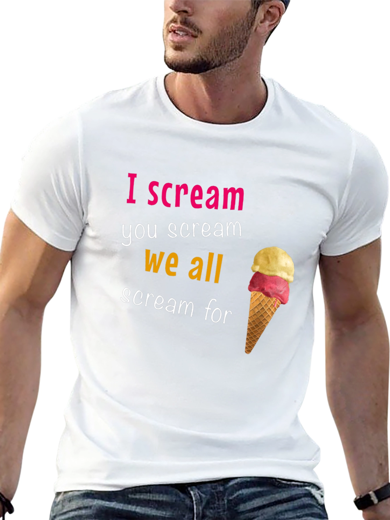 I Scream Graphic T-Shirt