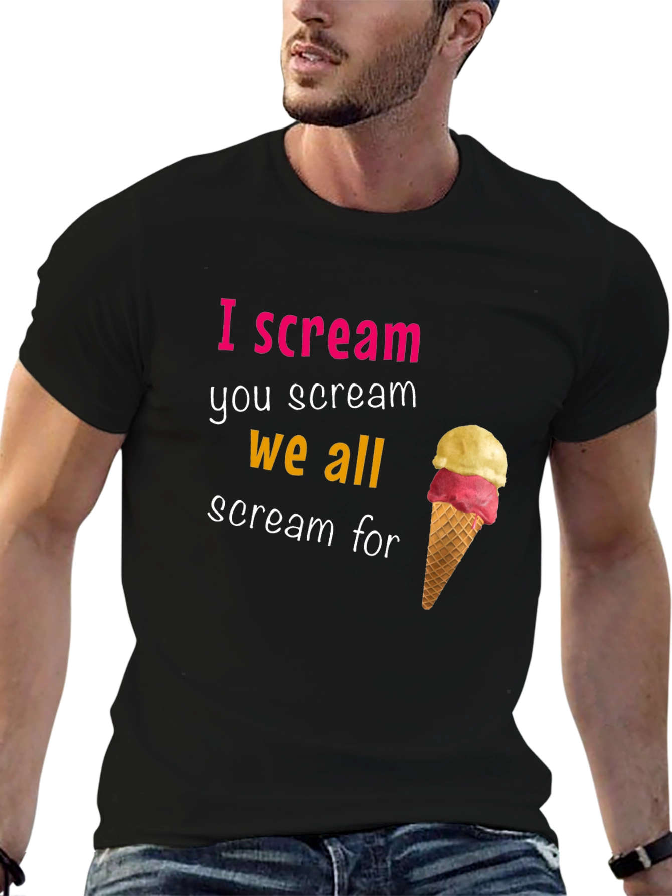 I Scream Graphic T-Shirt