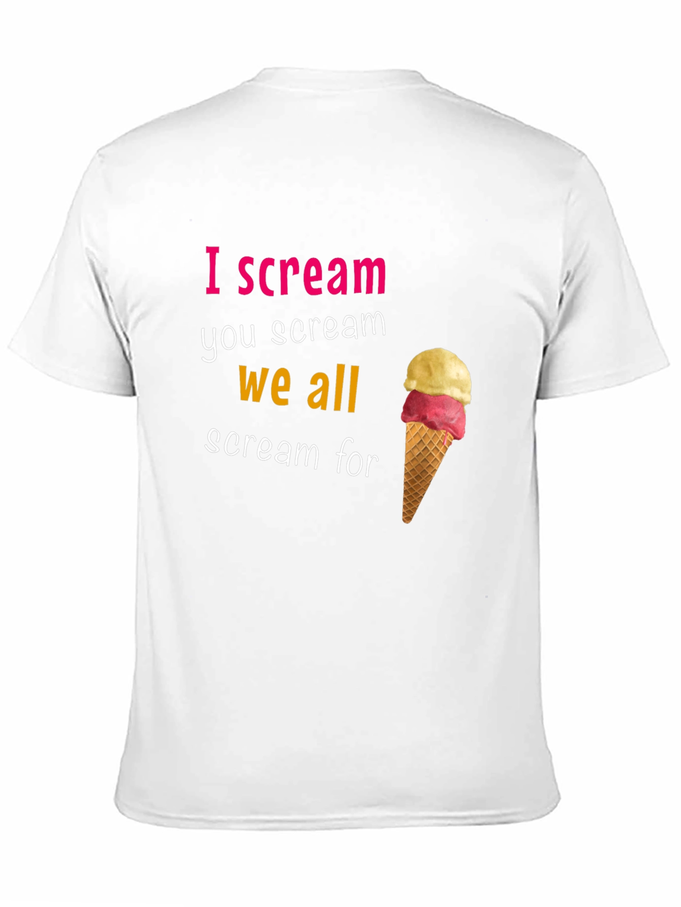 I Scream Graphic T-Shirt