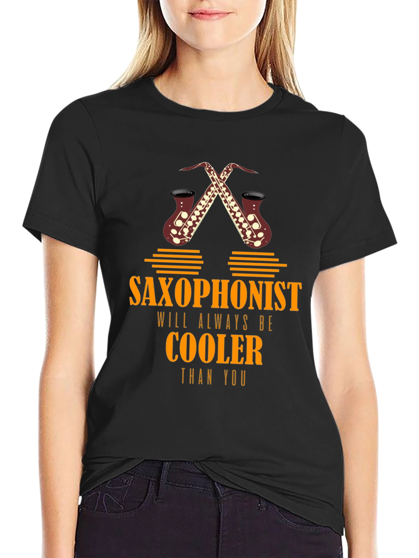 Saxophonist Cooler Graphic Tee - Music Lover T-Shirt