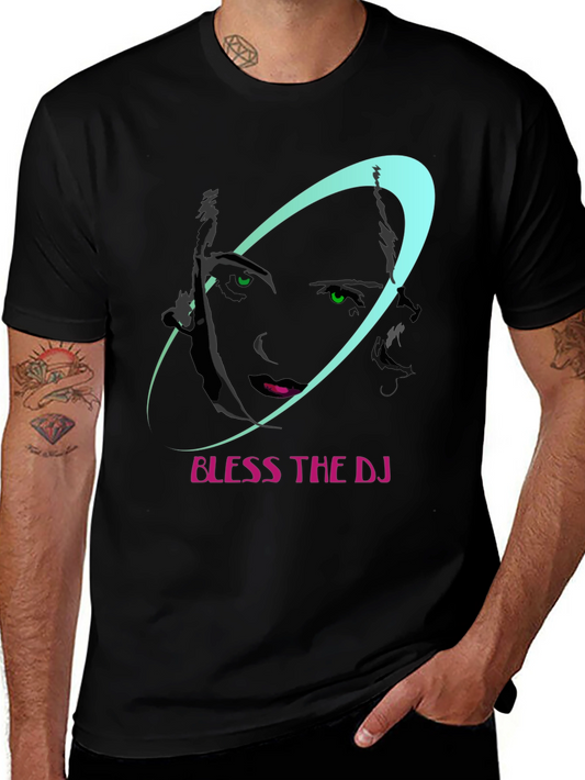 Bless The DJ Black Graphic Tee