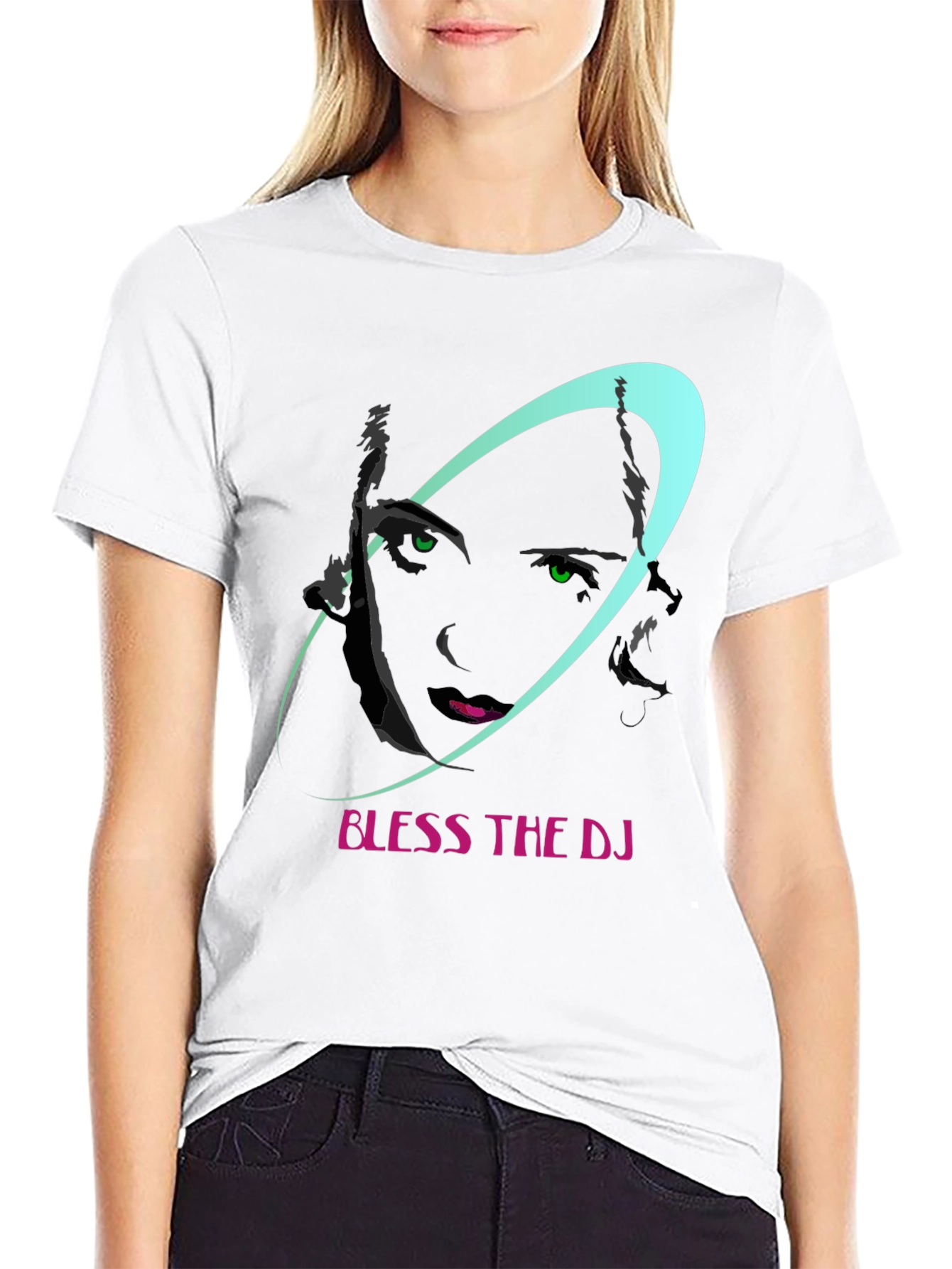 Bless The DJ Black Graphic Tee