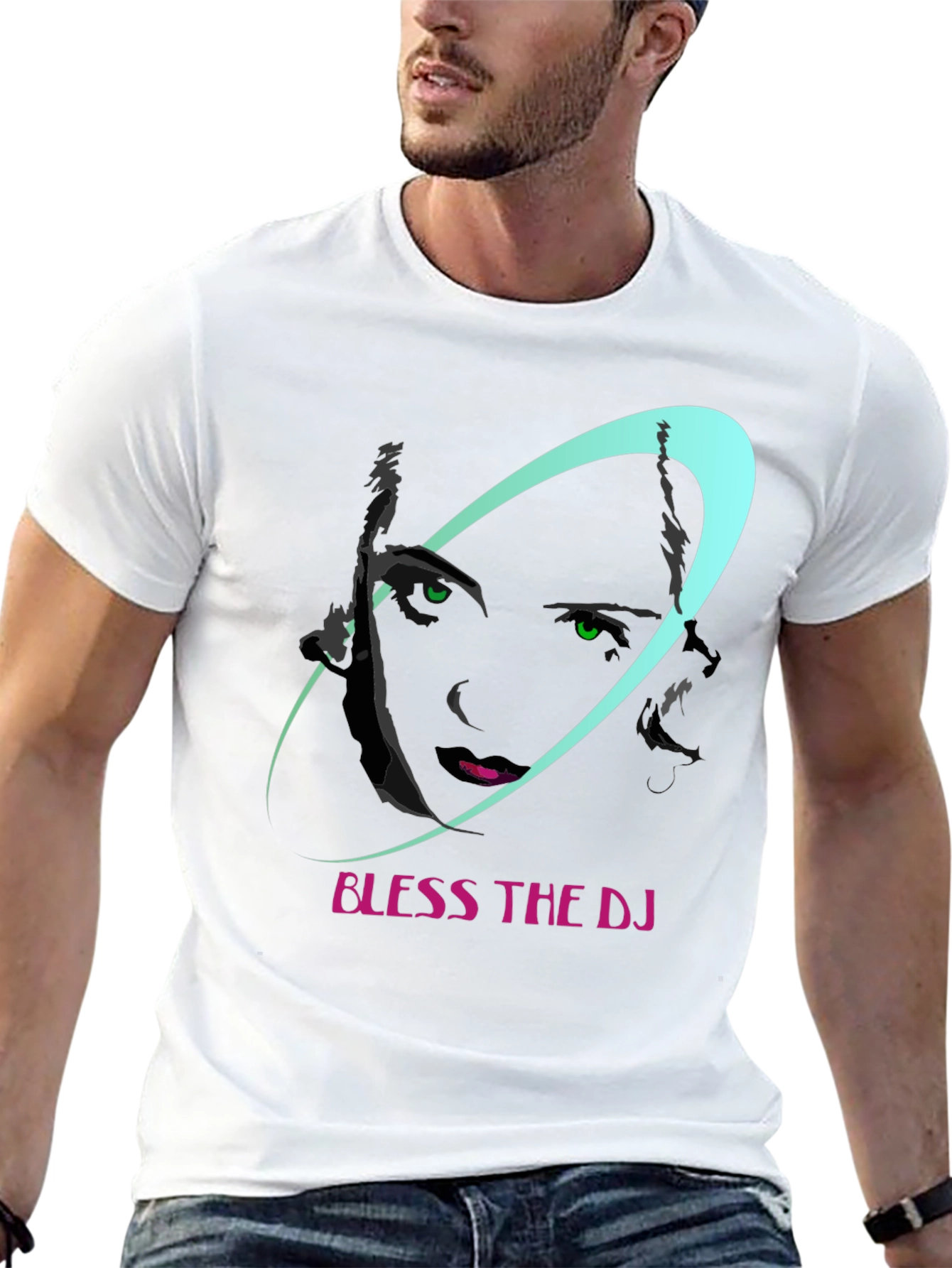 Bless The DJ Black Graphic Tee