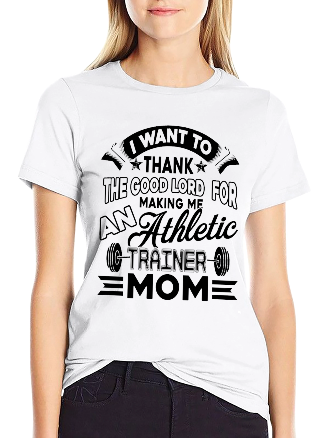 Athletic Trainer Mom Graphic T-Shirt