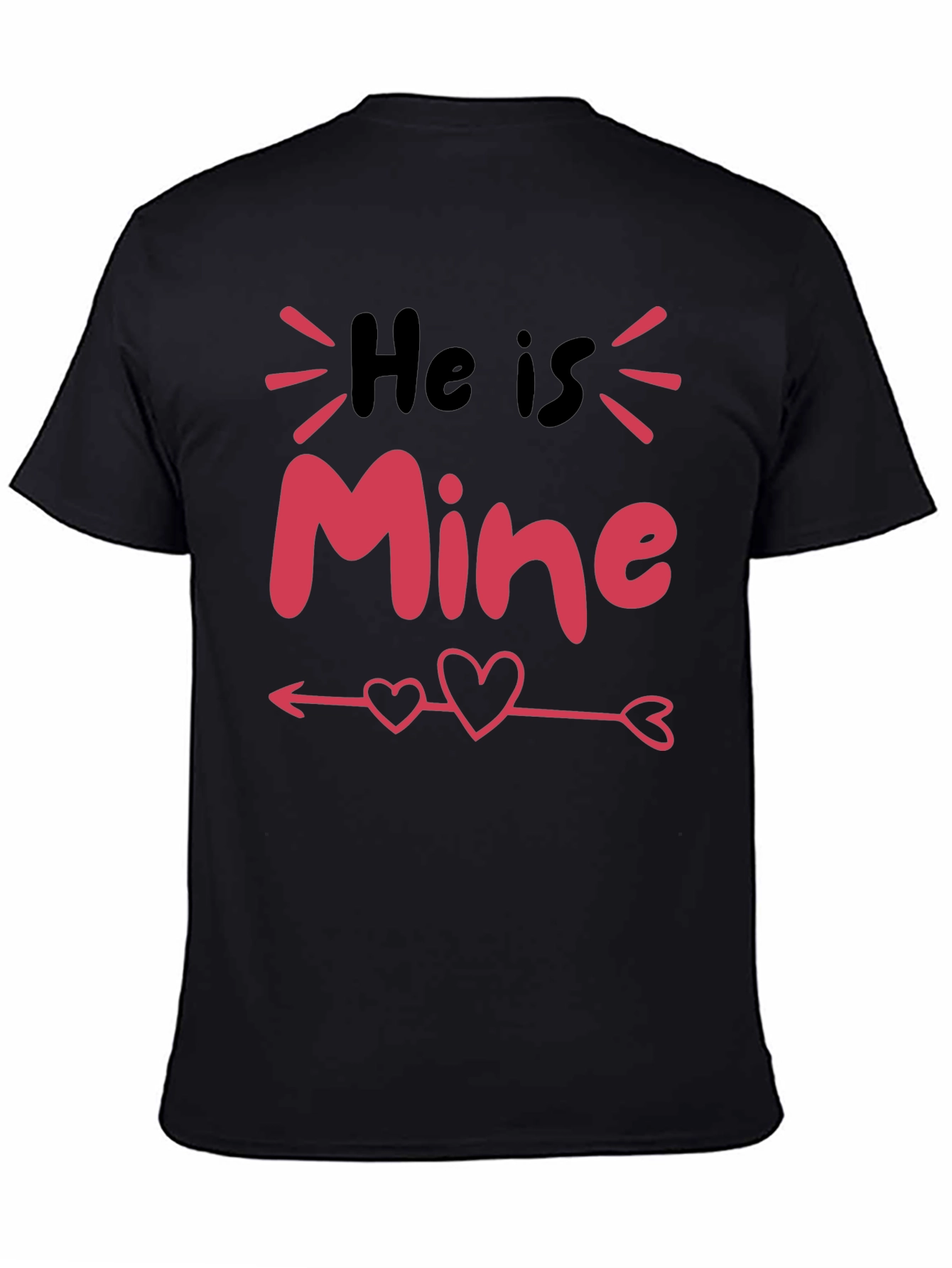 He Is Mine Valentines Day T-Shirt