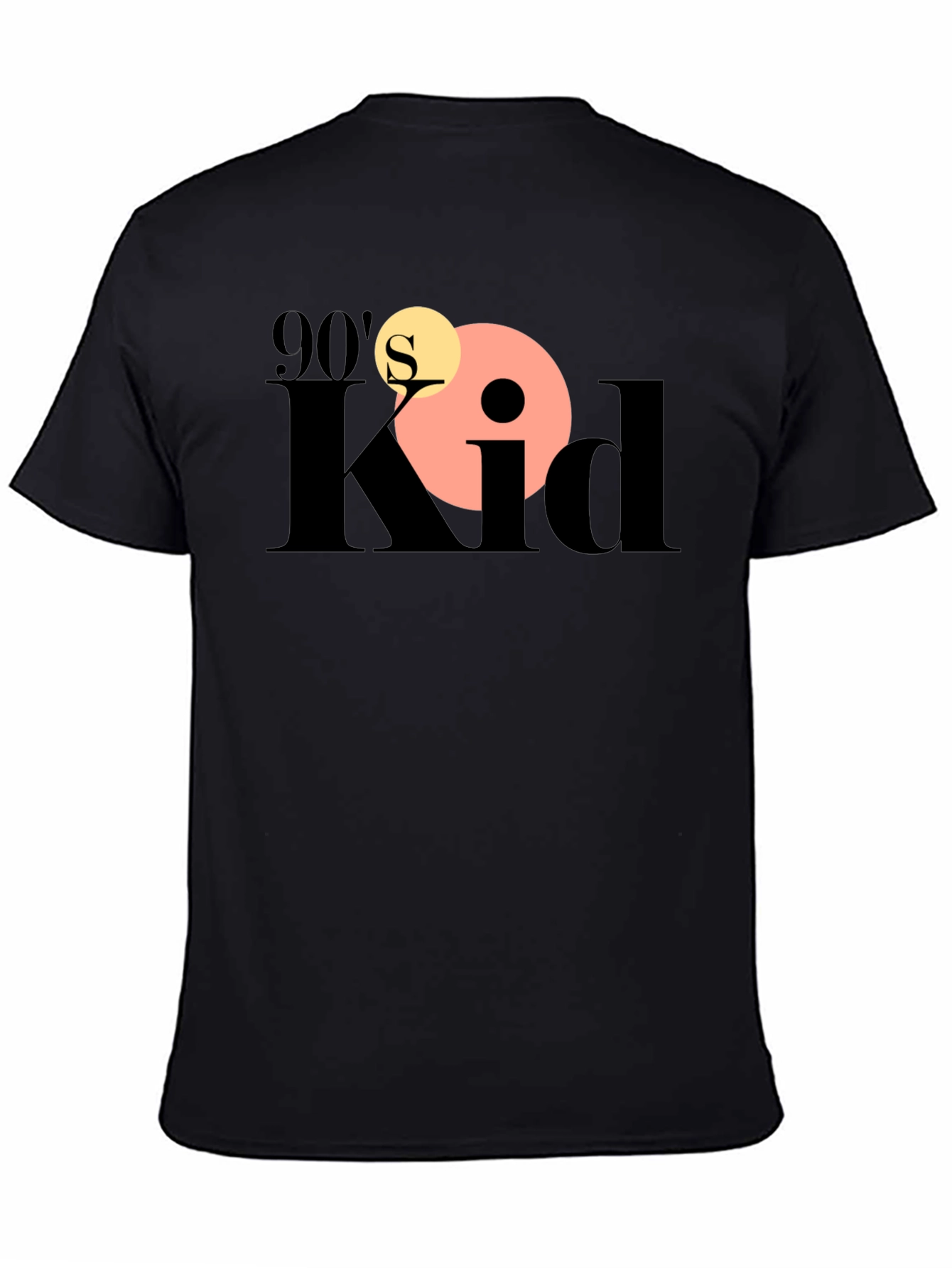 90s Kid Graphic Tee - Black