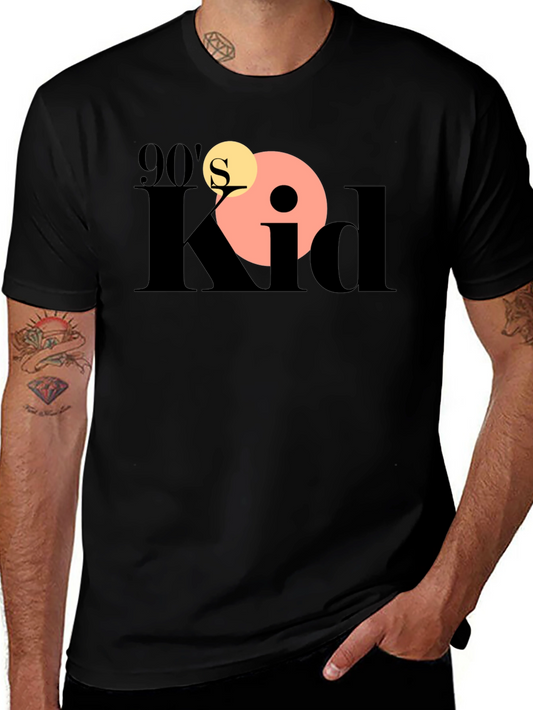 90s Kid Graphic Tee - Black