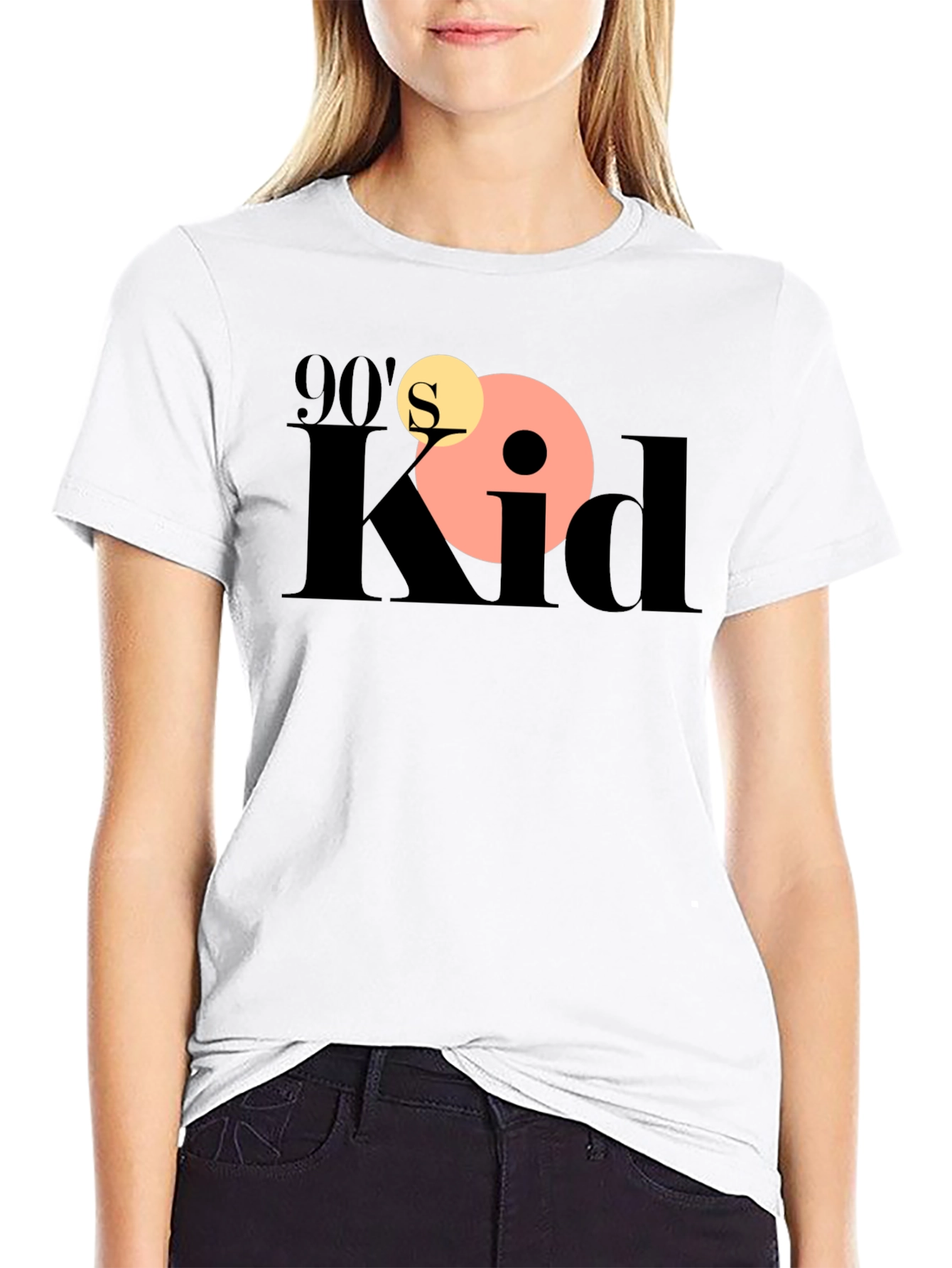 90s Kid Graphic Tee - Black