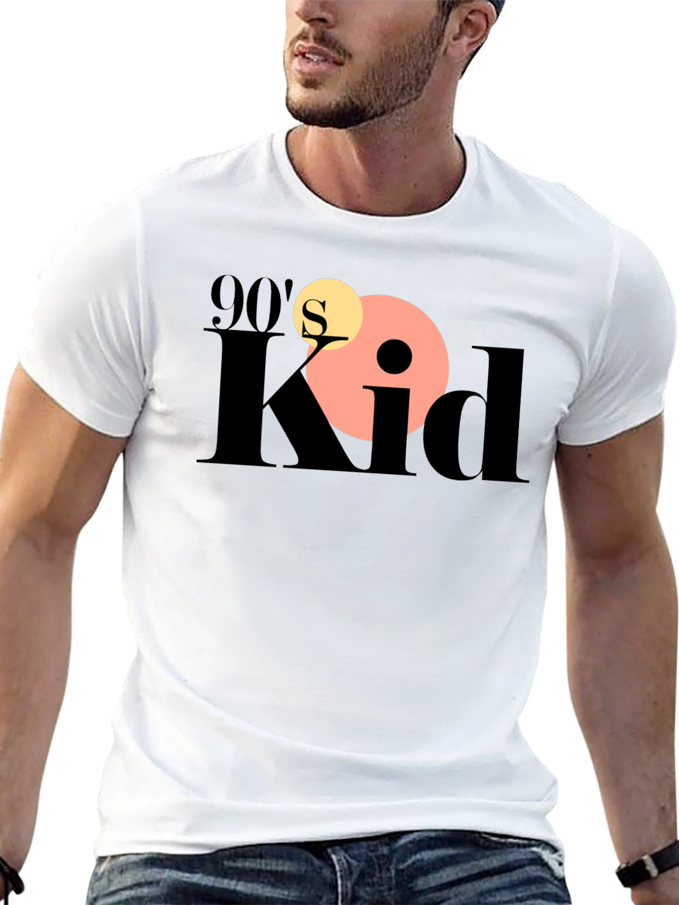 90s Kid Graphic Tee - Black