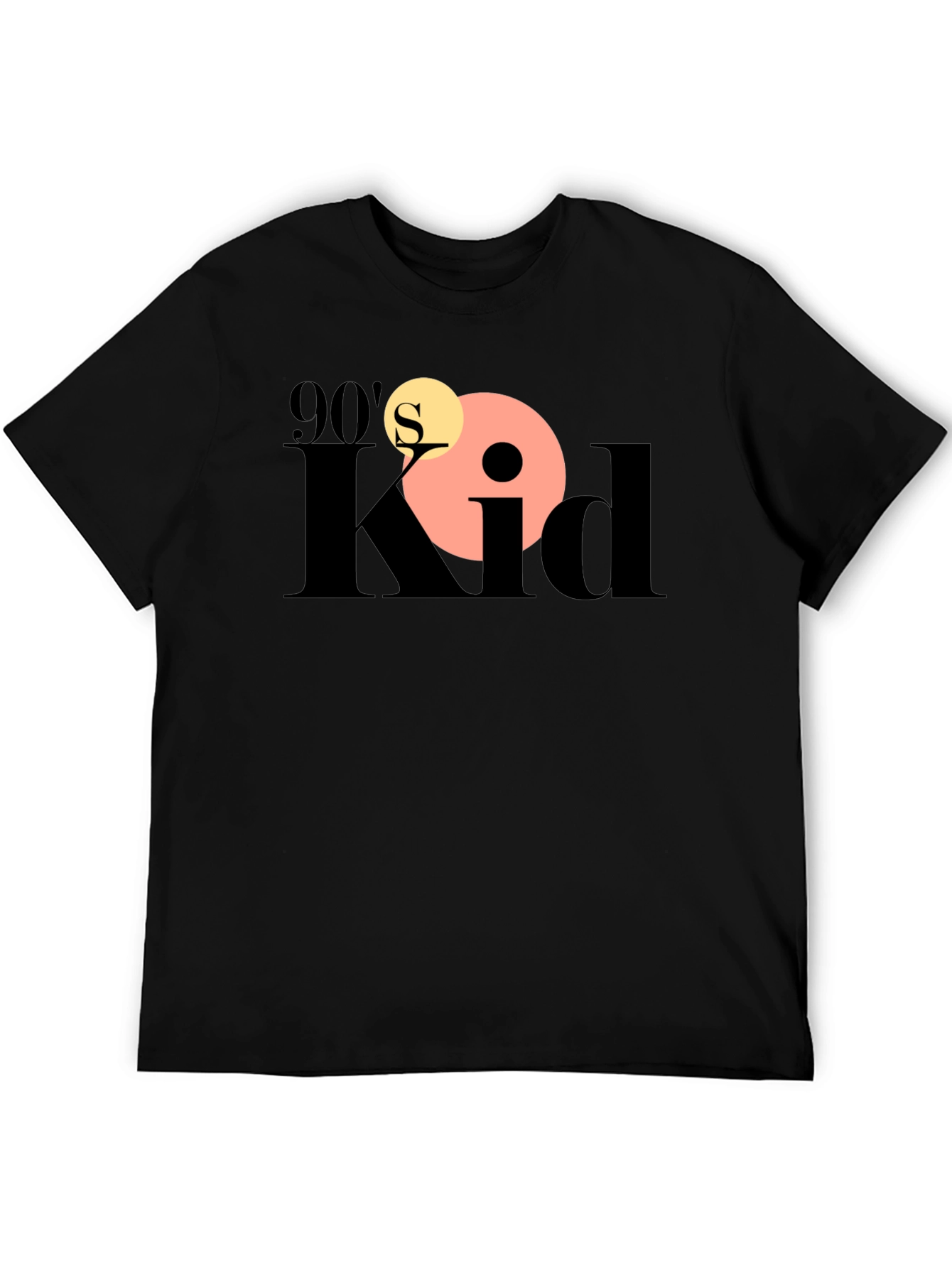 90s Kid Graphic Tee - Black