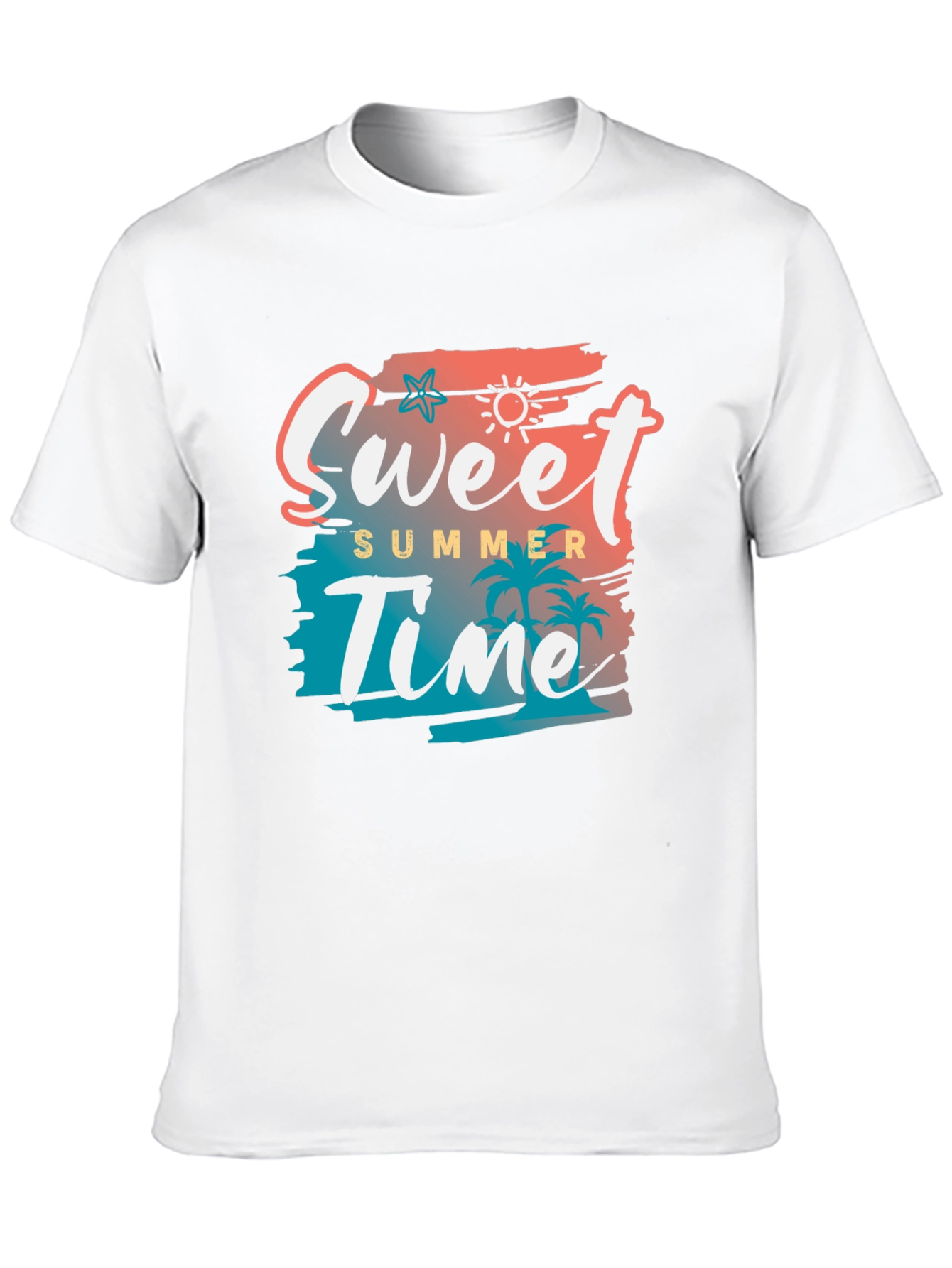 Sweet Summer Time Black Graphic Tee