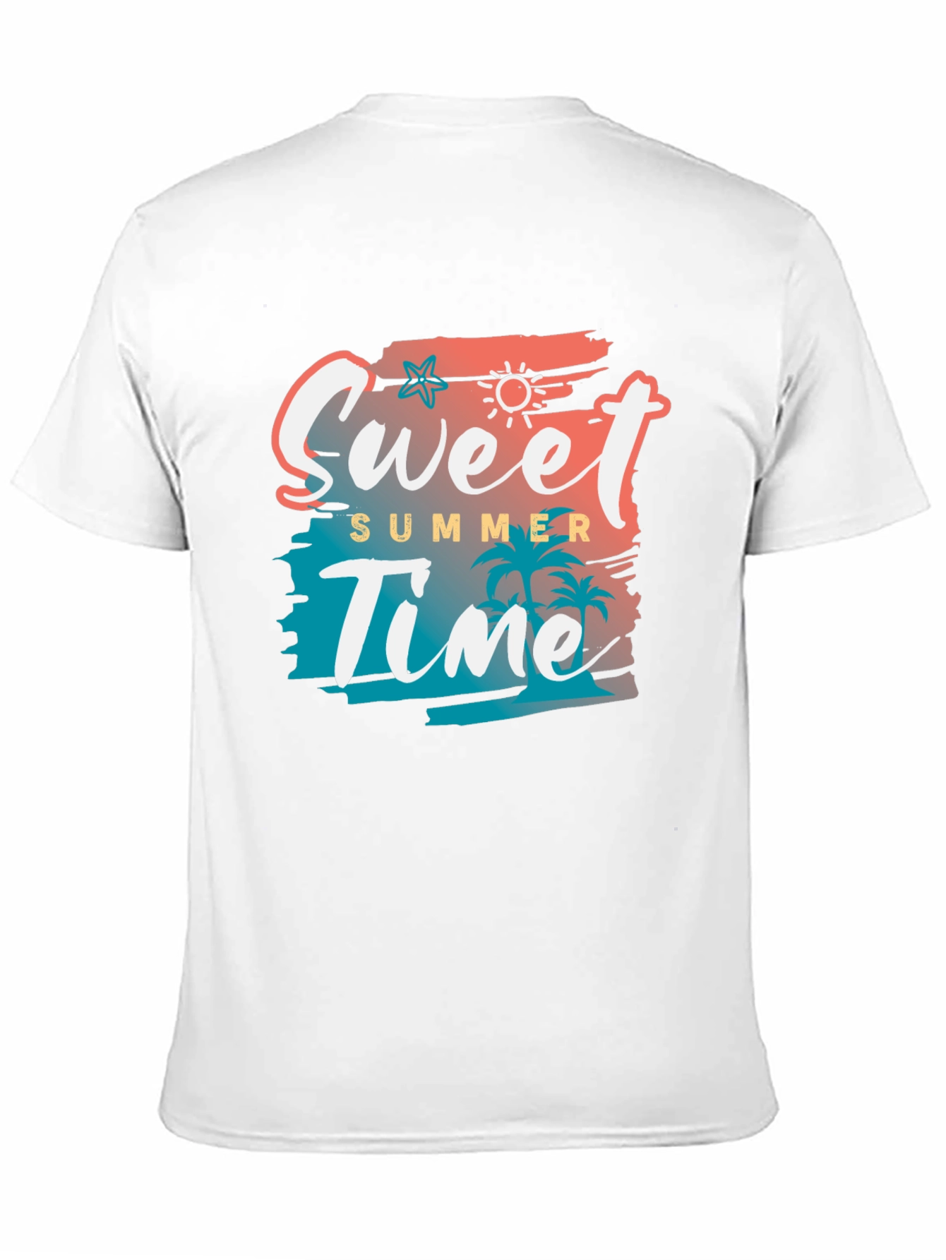 Sweet Summer Time Black Graphic Tee