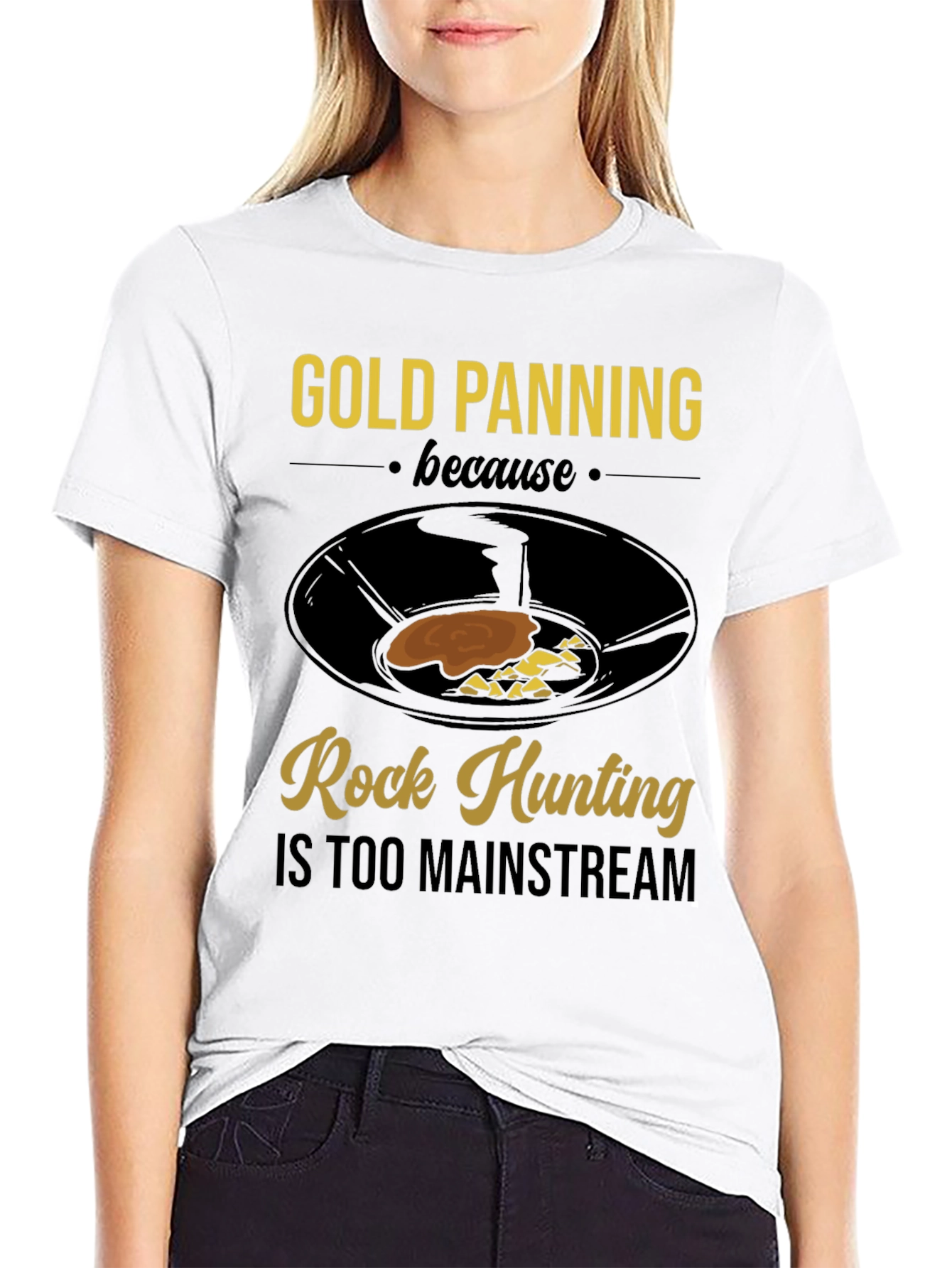 Gold Panning Tee - Rock Hunting Alternative