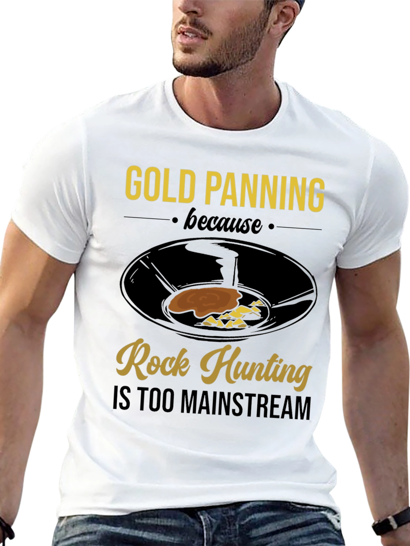 Gold Panning Tee - Rock Hunting Alternative
