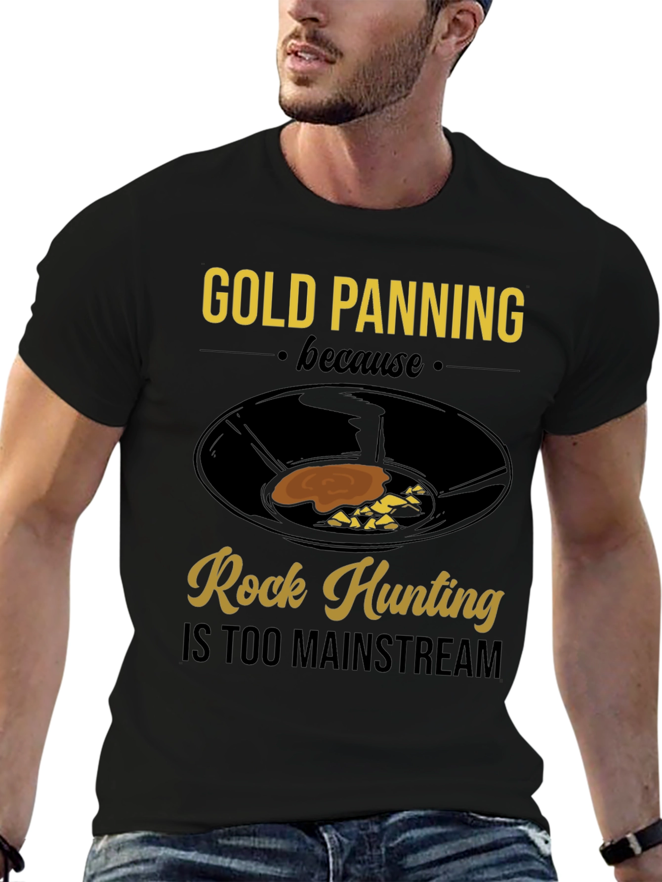 Gold Panning Tee - Rock Hunting Alternative
