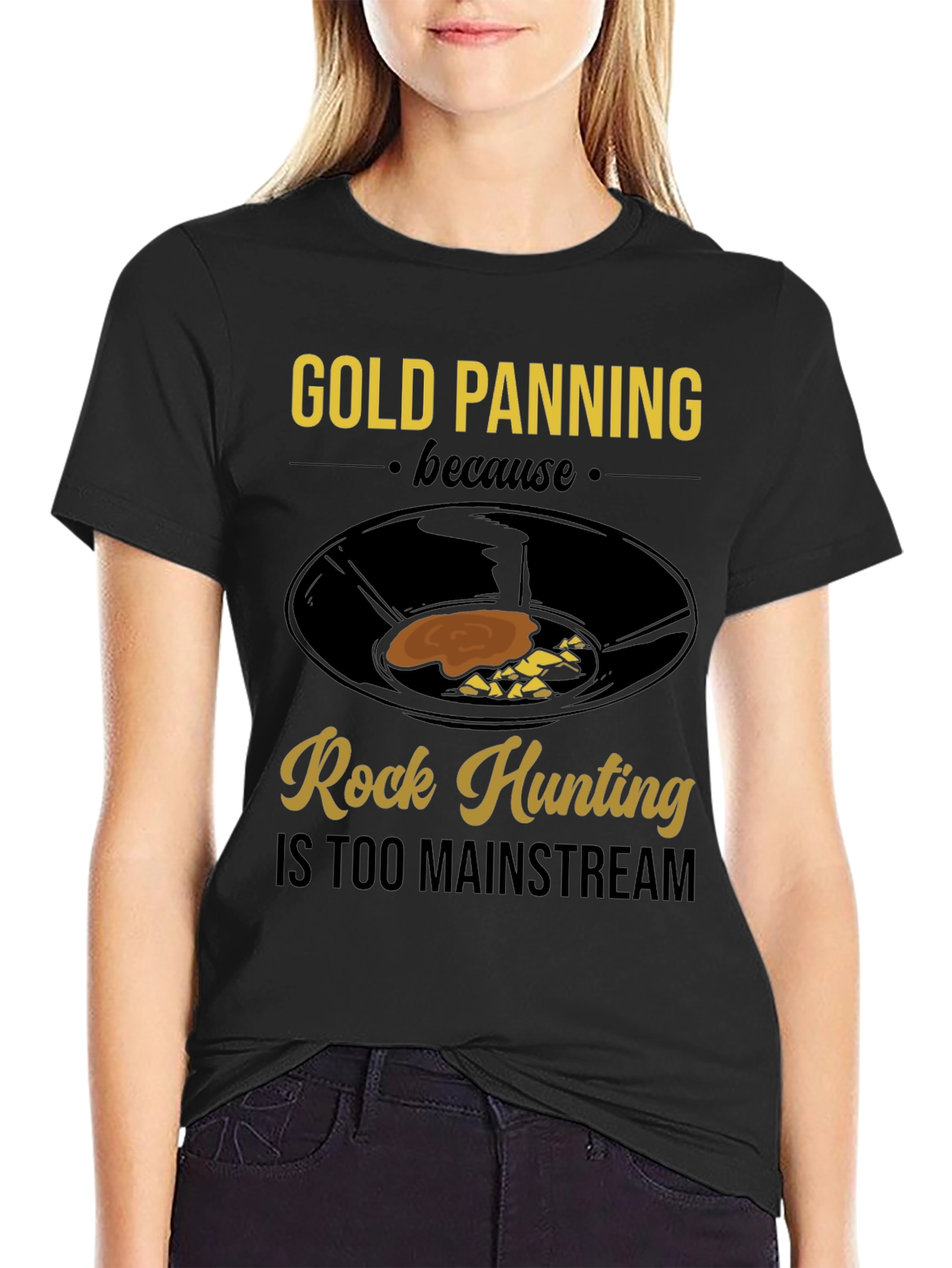 Gold Panning Tee - Rock Hunting Alternative