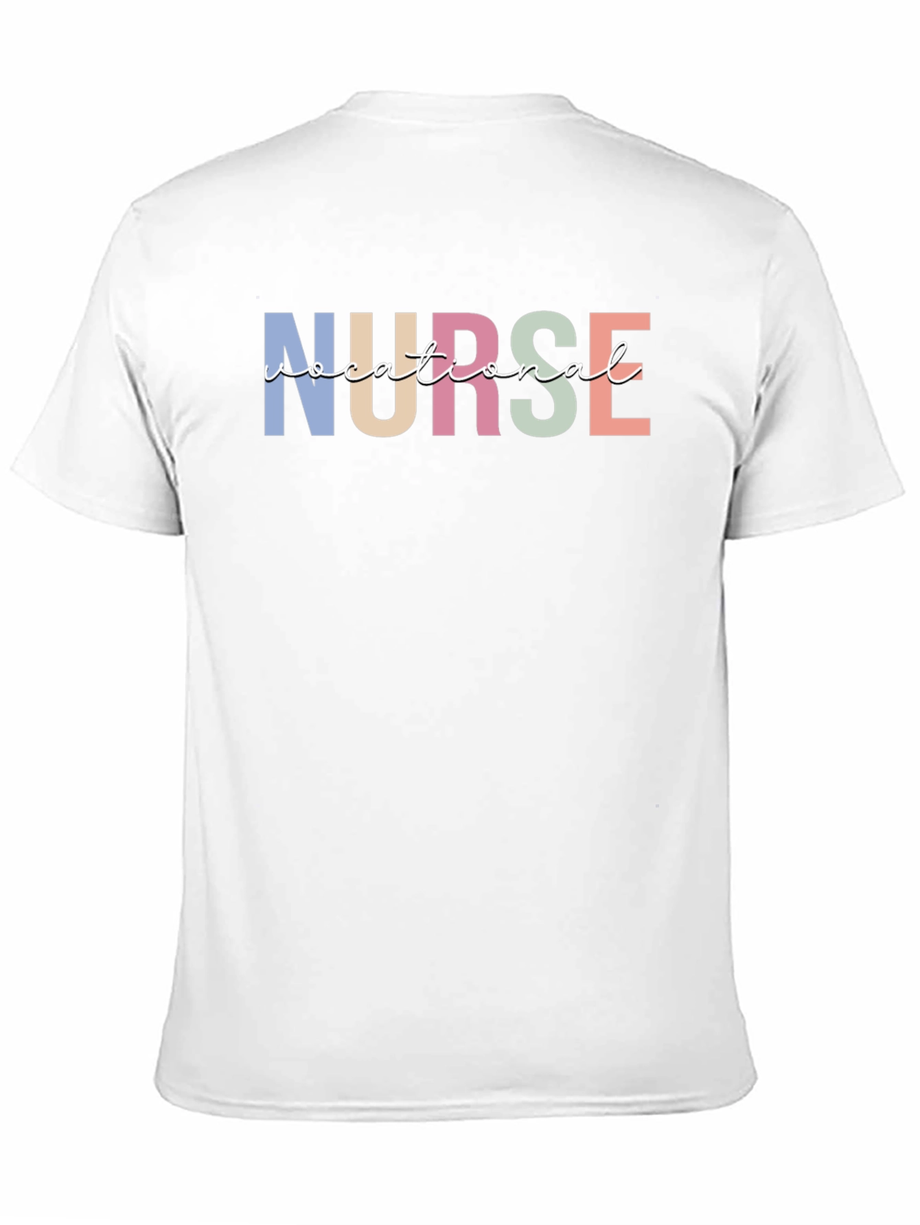 Vocational Nurse T-Shirt - Black Cotton Blend