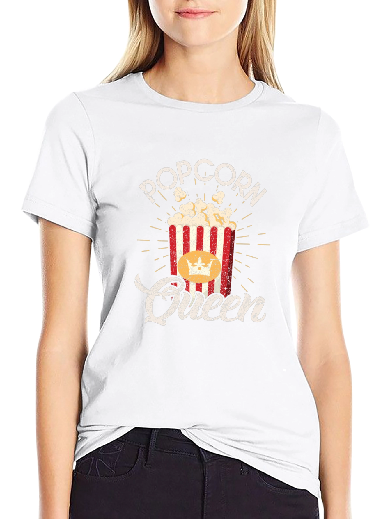 Popcorn Queen Graphic T-Shirt