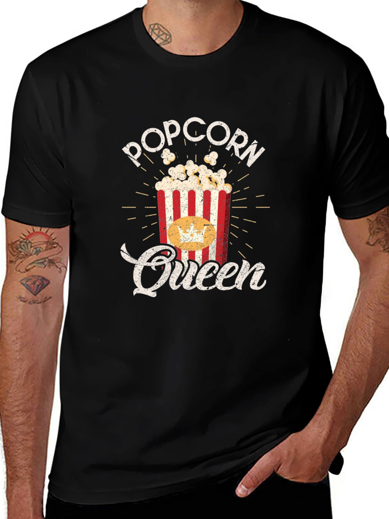 Popcorn Queen Graphic T-Shirt