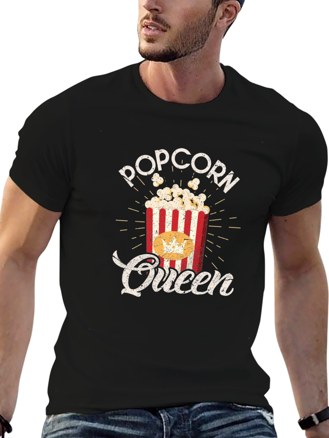 Popcorn Queen Graphic T-Shirt