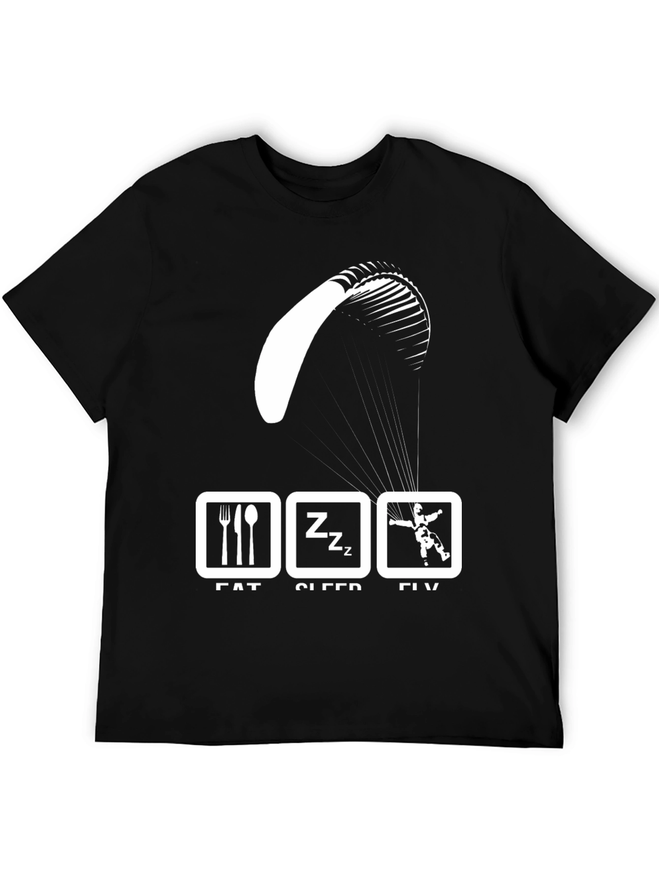 Eat Sleep Fly Paragliding T-Shirt
