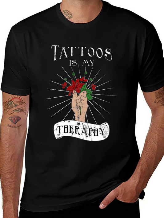 Tattoos is My Therapy Graphic Tee