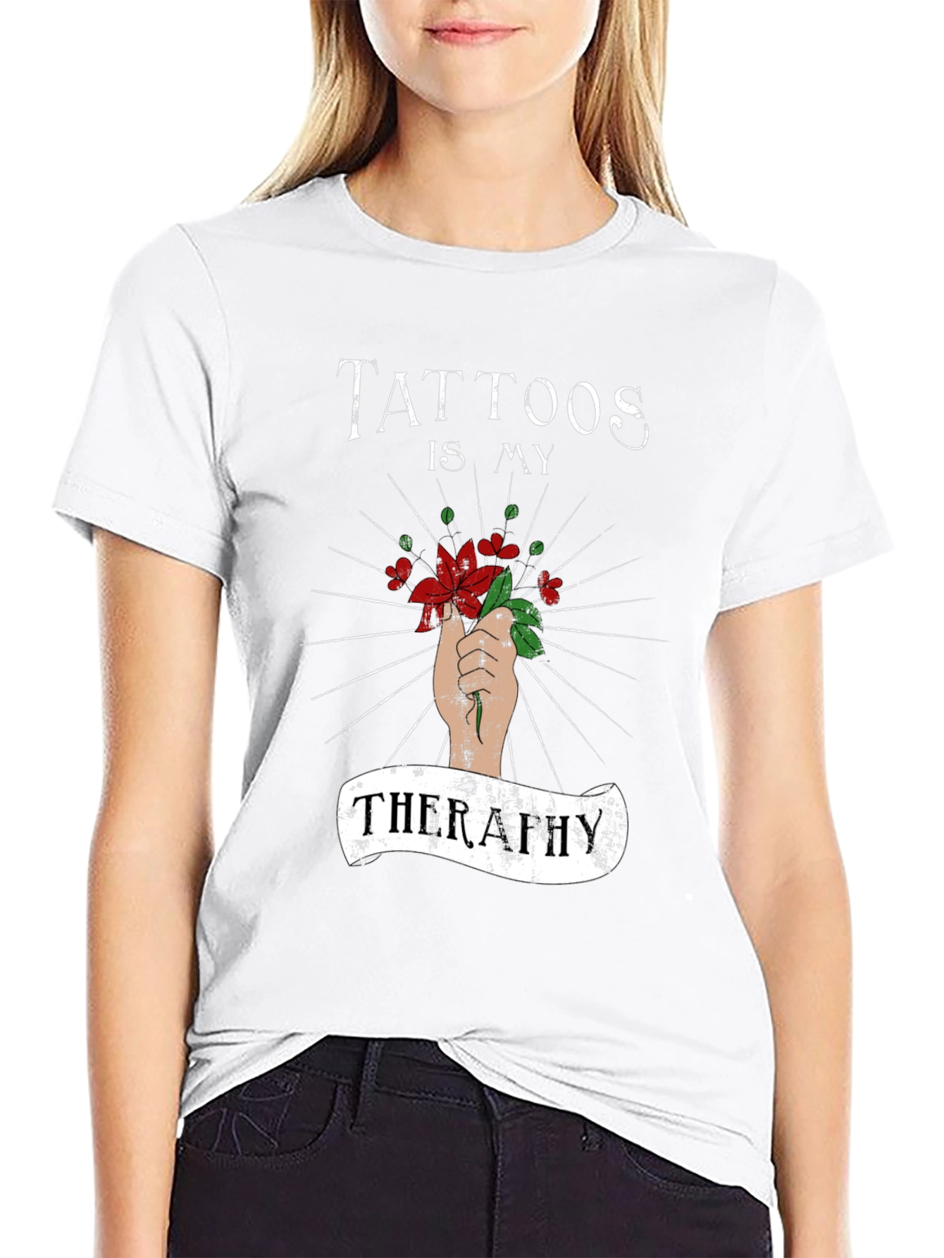 Tattoos is My Therapy Graphic Tee