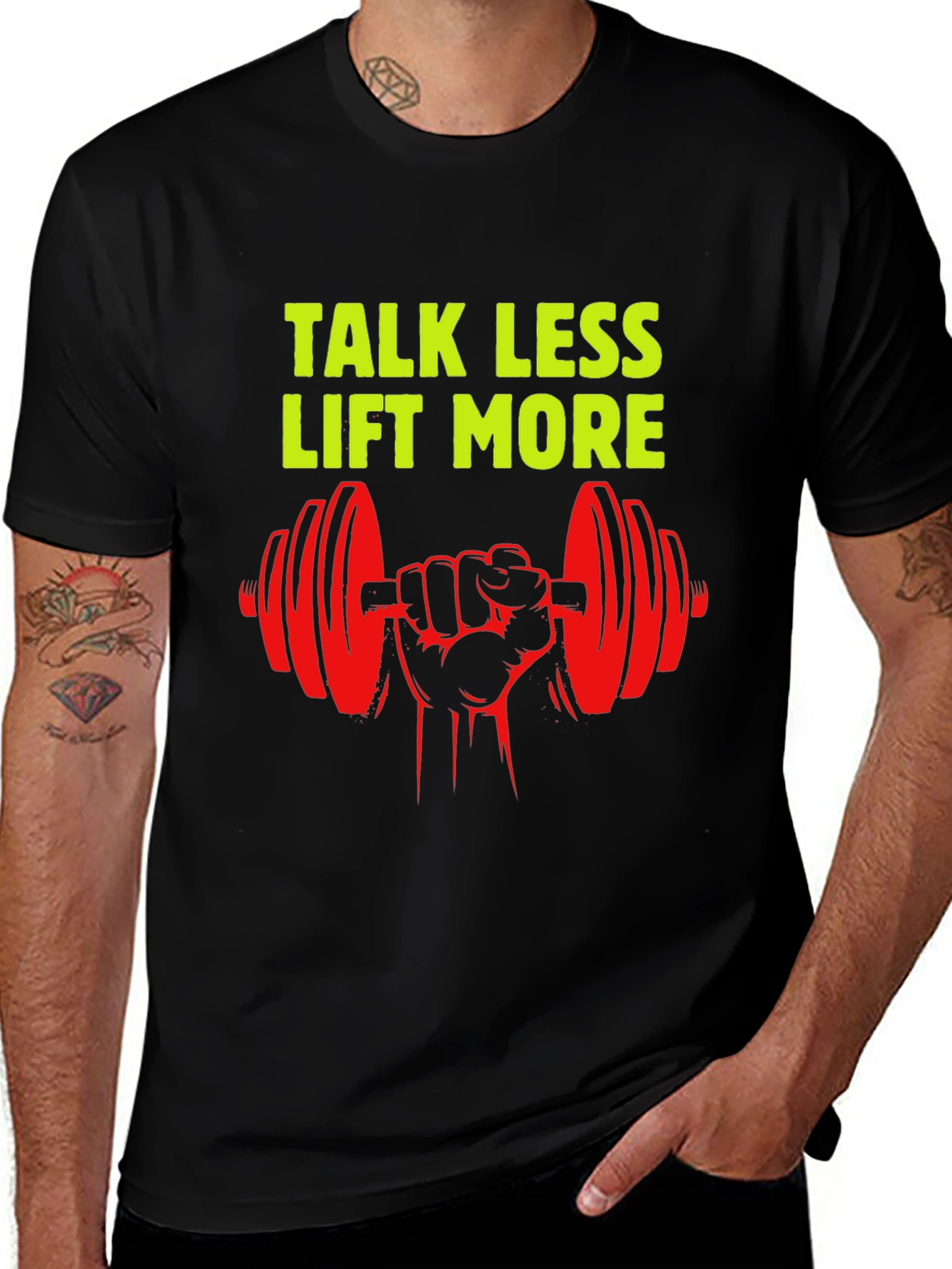 Talk Less Lift More Graphic T-Shirt