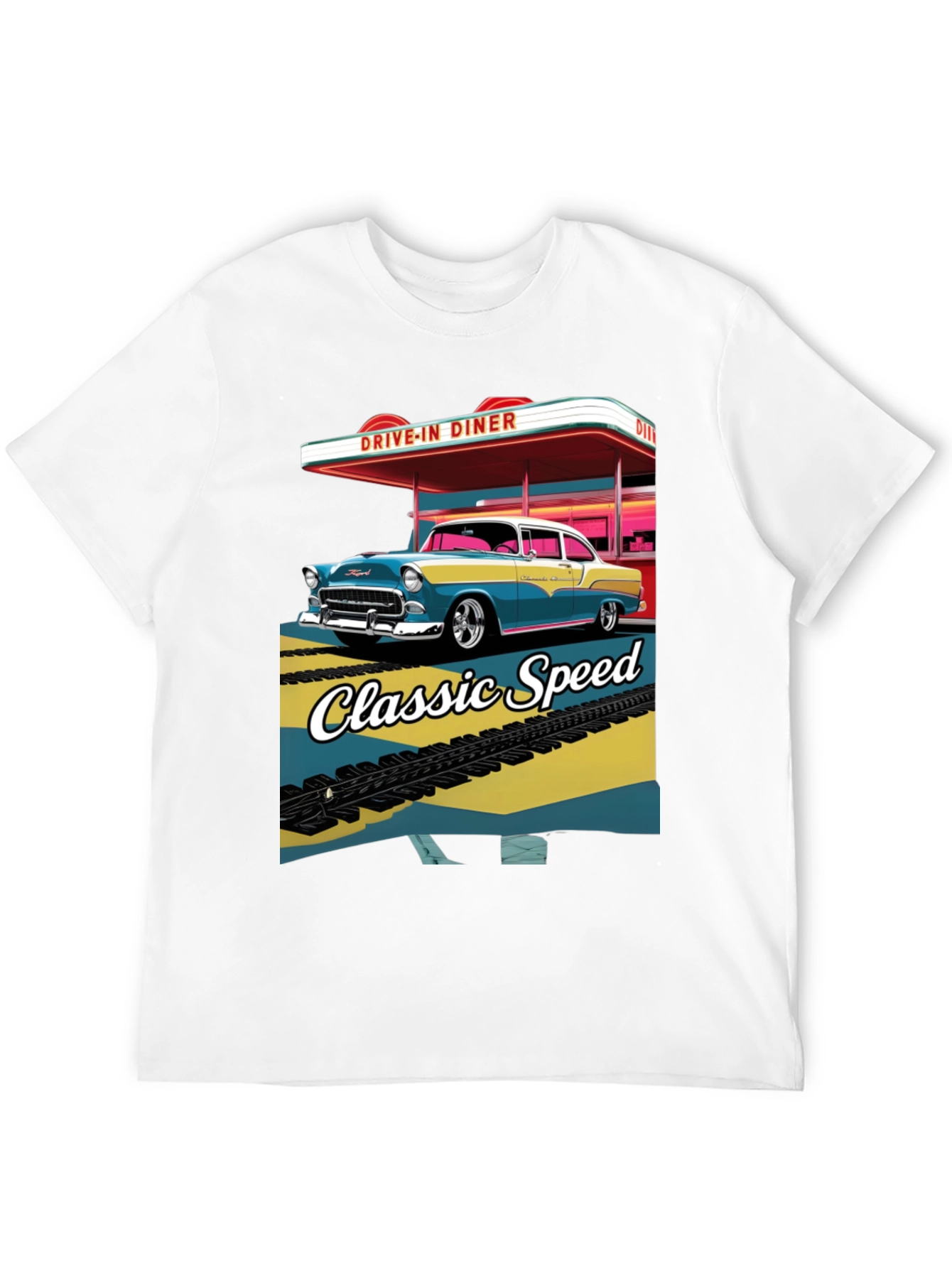 Classic Speed Diner Graphic T-Shirt