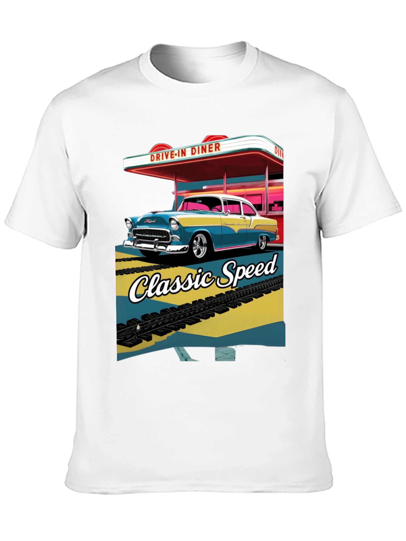 Classic Speed Diner Graphic T-Shirt