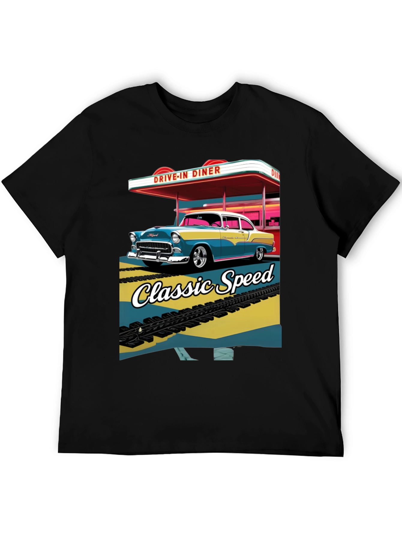 Classic Speed Diner Graphic T-Shirt
