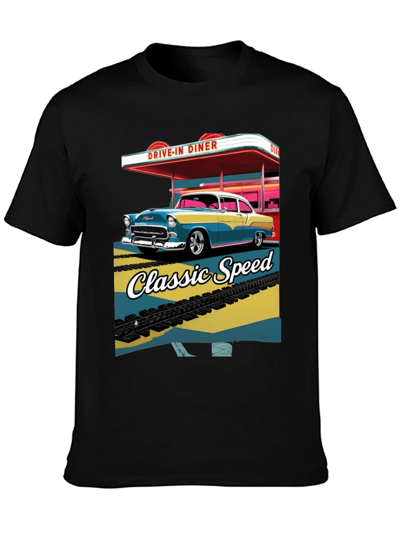 Classic Speed Diner Graphic T-Shirt