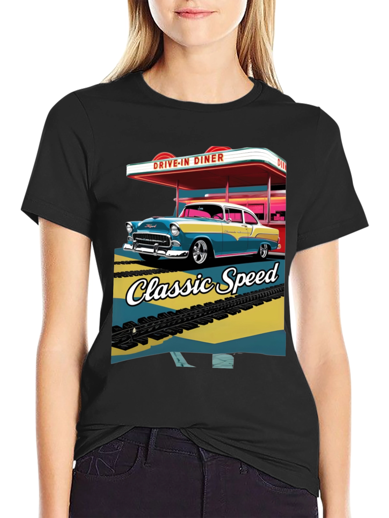 Classic Speed Diner Graphic T-Shirt