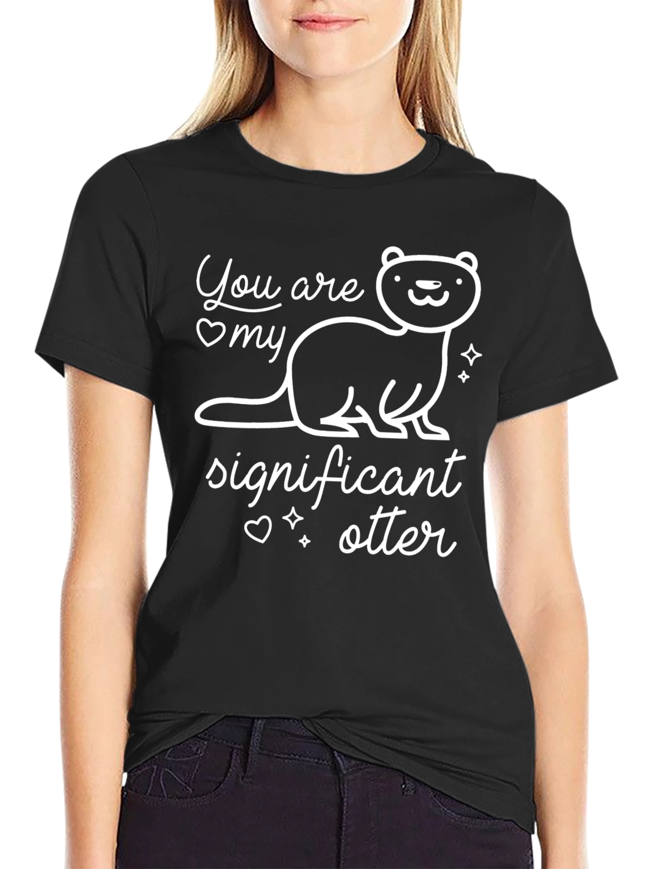 Significant Otter T-Shirt - Cute Animal Graphic Tee