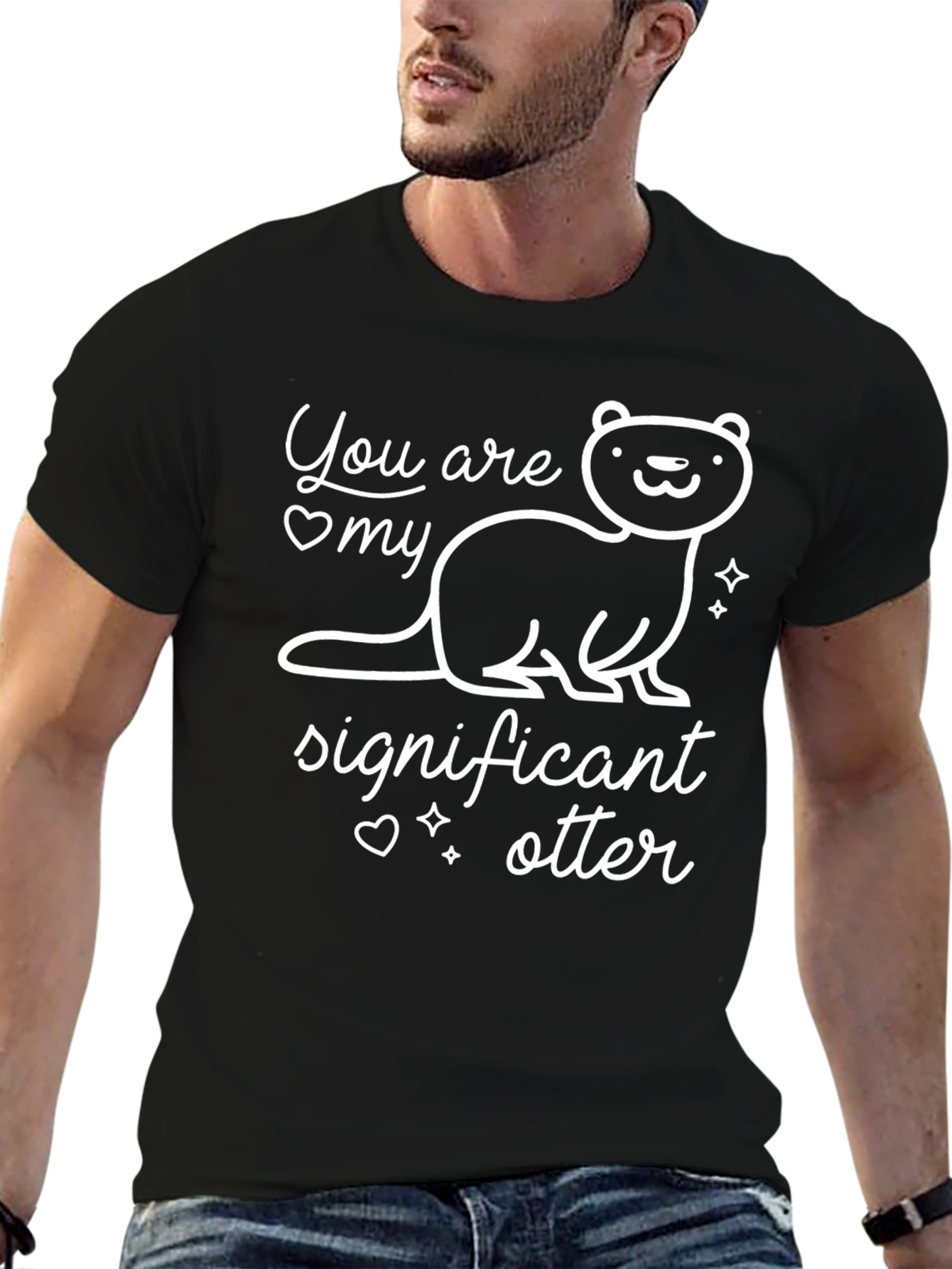 Significant Otter T-Shirt - Cute Animal Graphic Tee