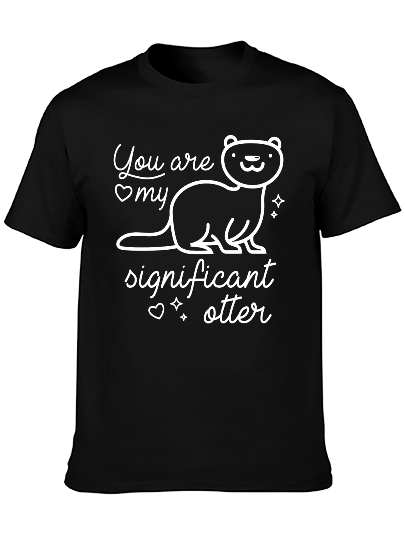 Significant Otter T-Shirt - Cute Animal Graphic Tee
