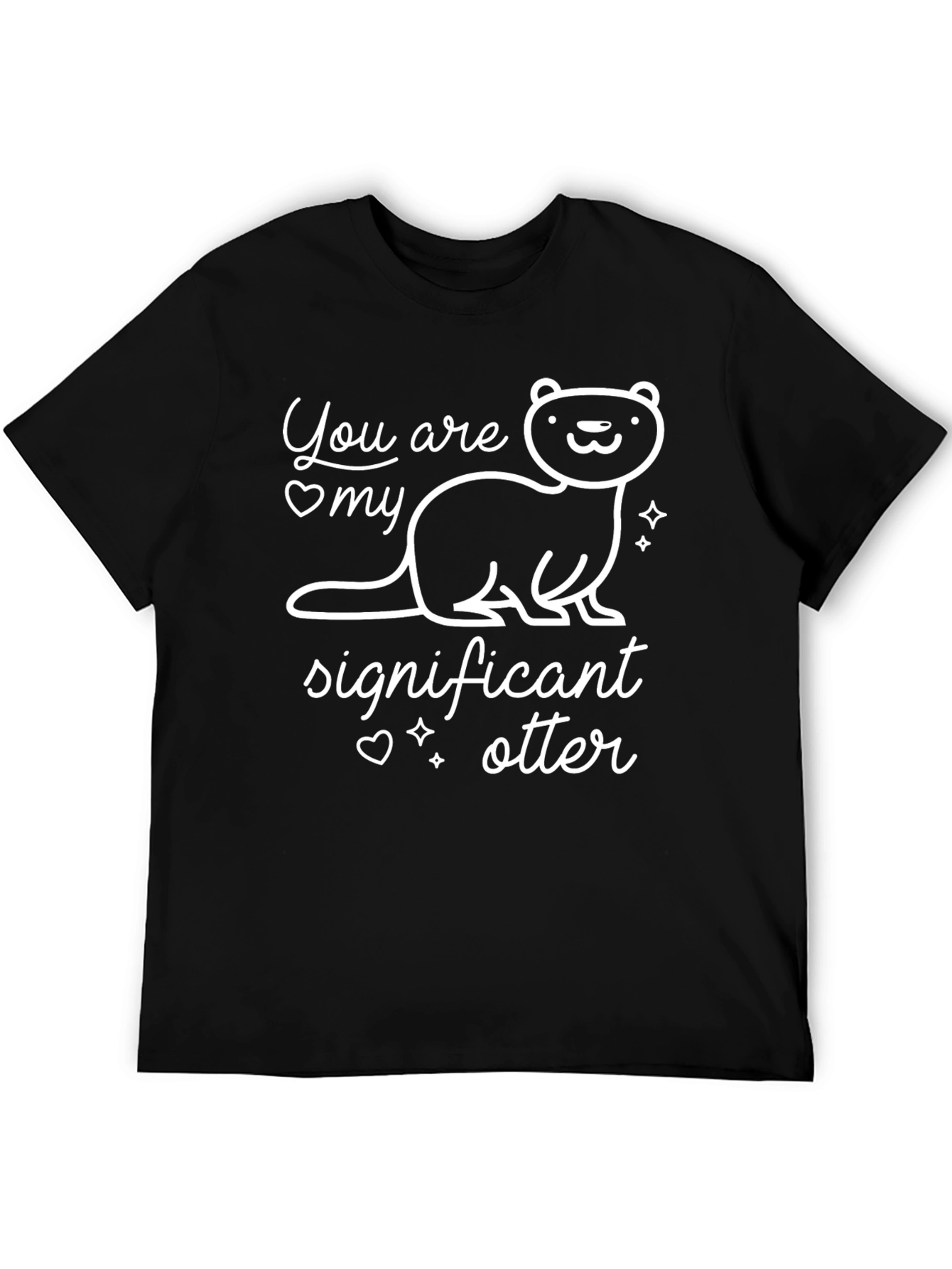 Significant Otter T-Shirt - Cute Animal Graphic Tee