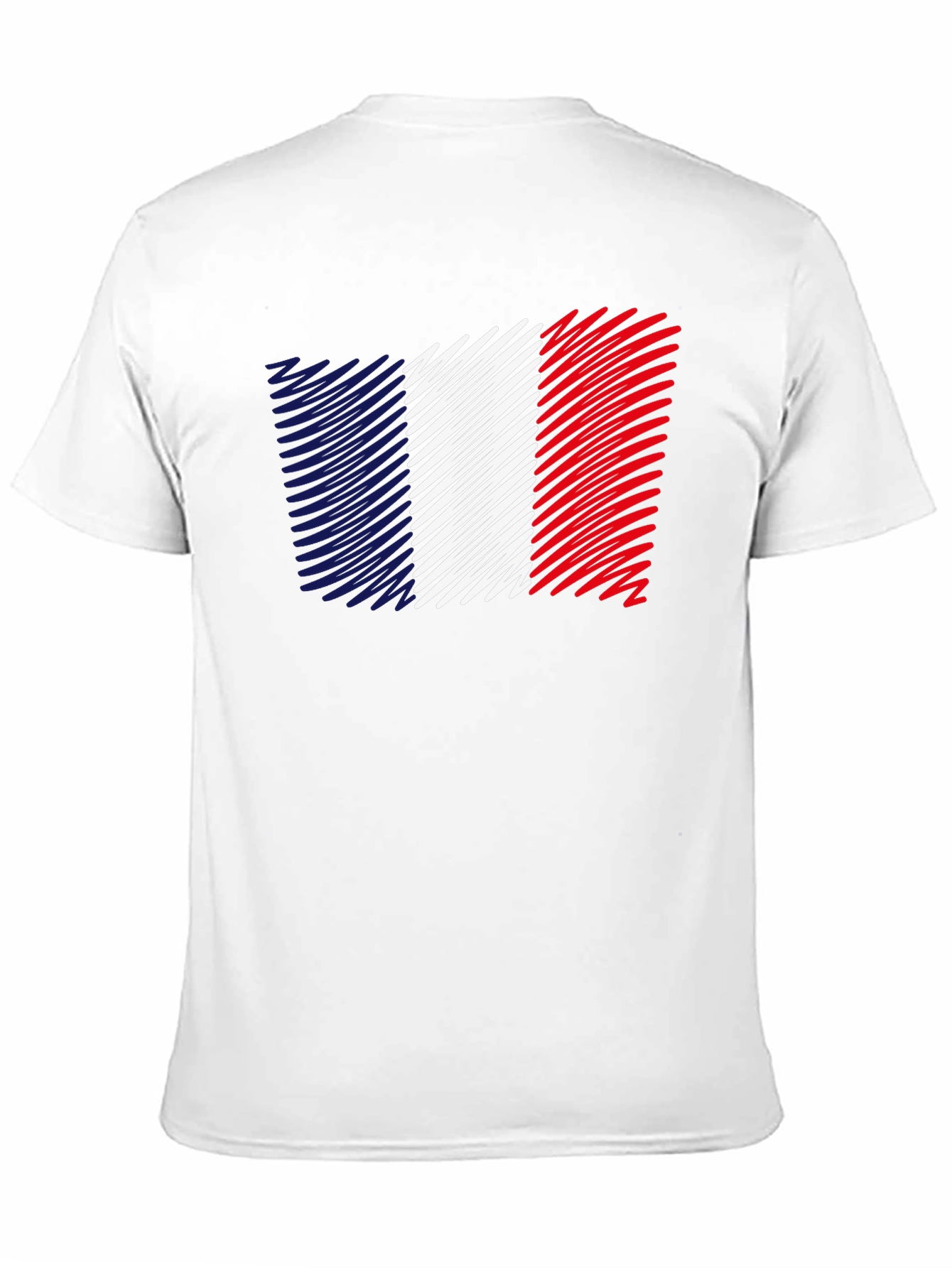 French Flag Scribble Tee