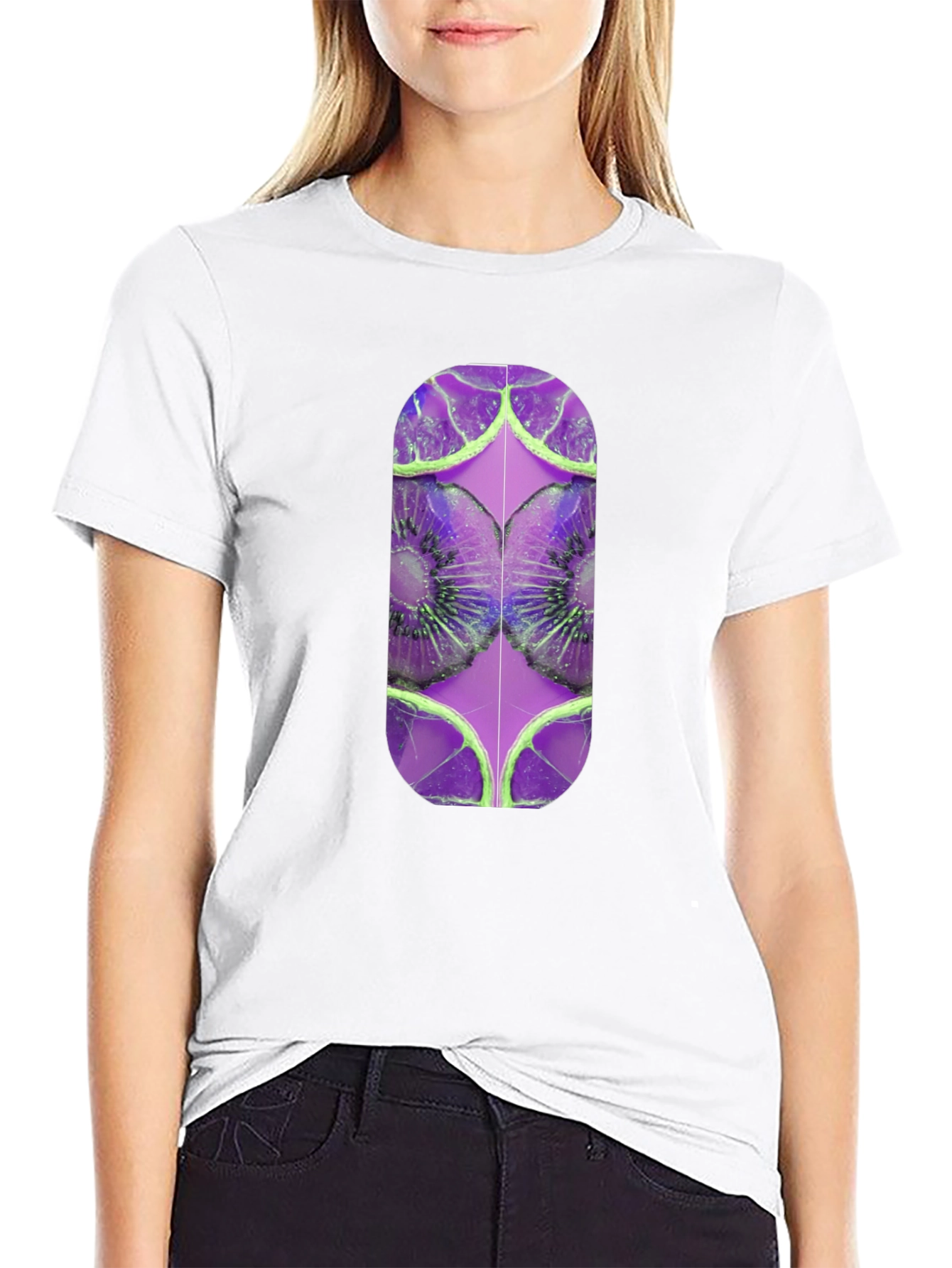 Kiwi Dream T-Shirt - Abstract Fruit Design