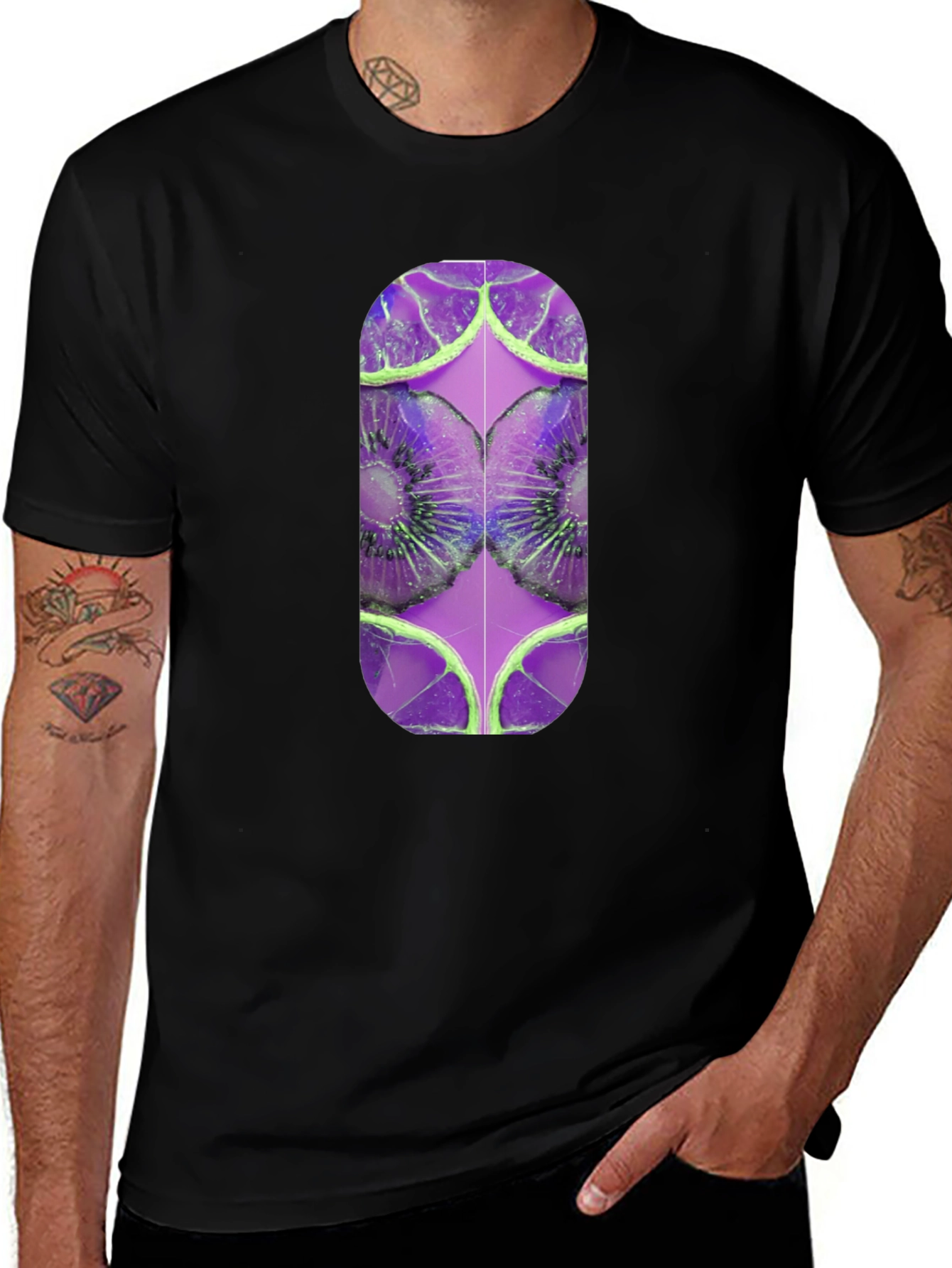 Kiwi Dream T-Shirt - Abstract Fruit Design