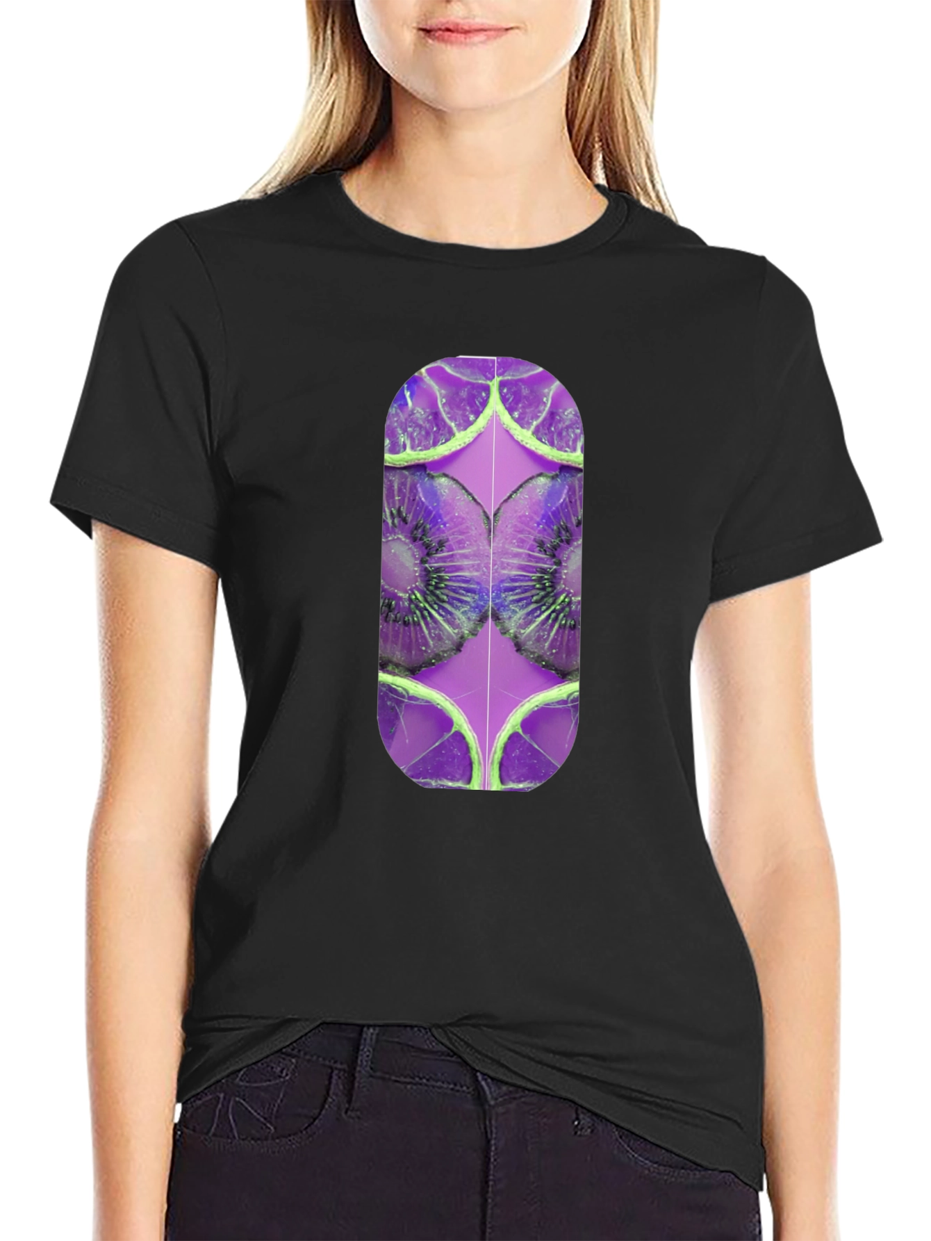 Kiwi Dream T-Shirt - Abstract Fruit Design