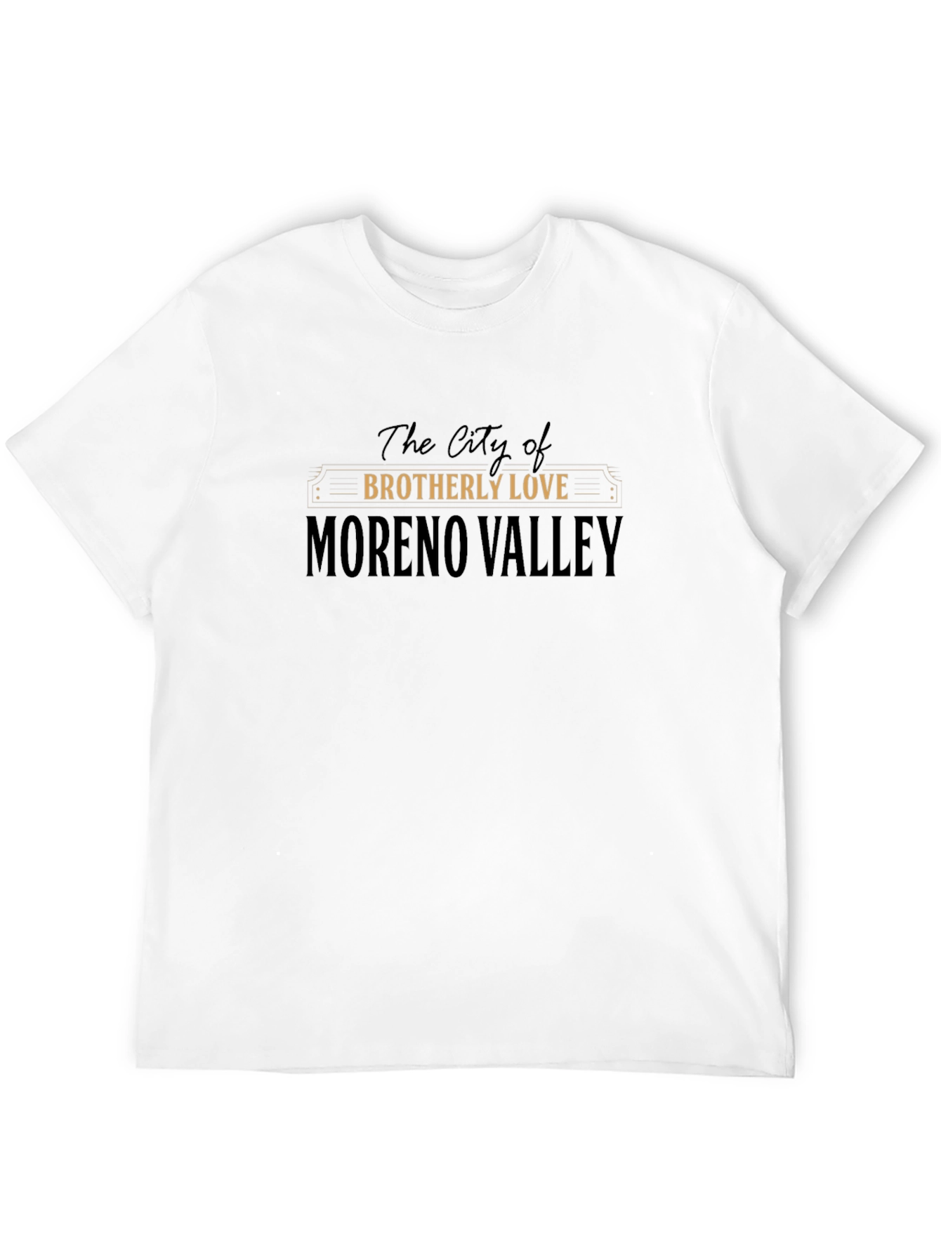 Moreno Valley Brotherly Love Black T-Shirt