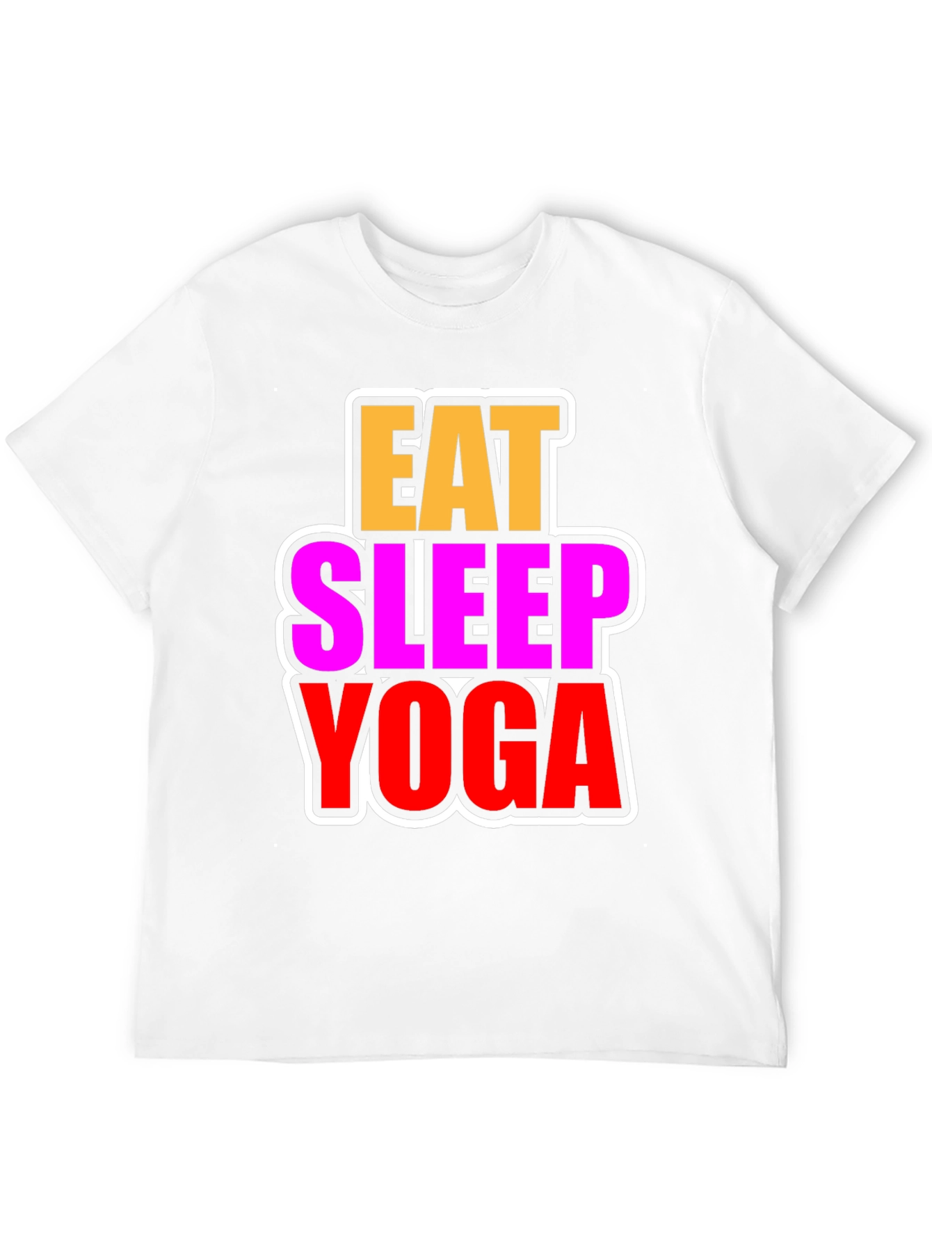 Eat Sleep Yoga Graphic T-Shirt - Fitness & Wellness
