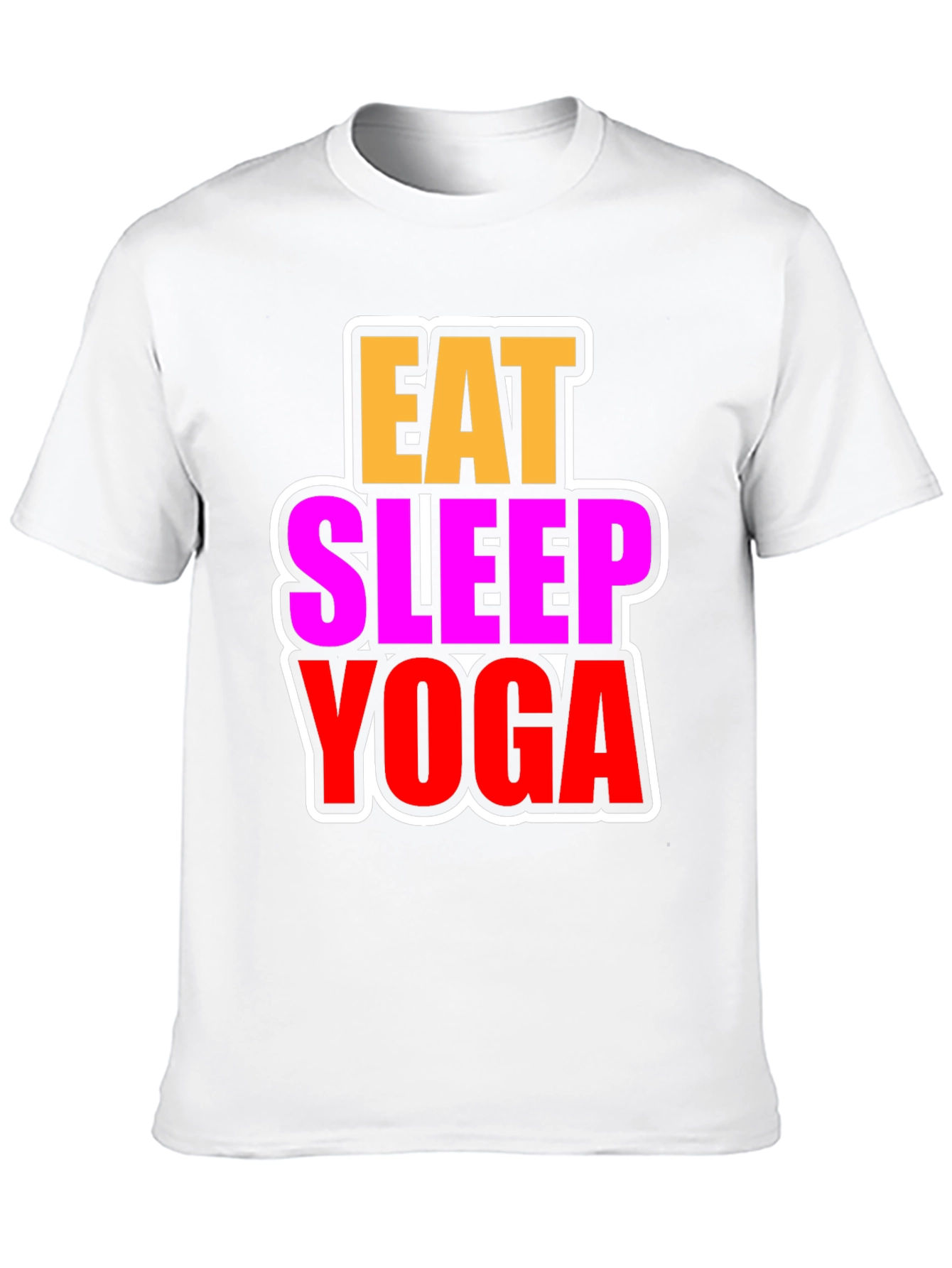 Eat Sleep Yoga Graphic T-Shirt - Fitness & Wellness