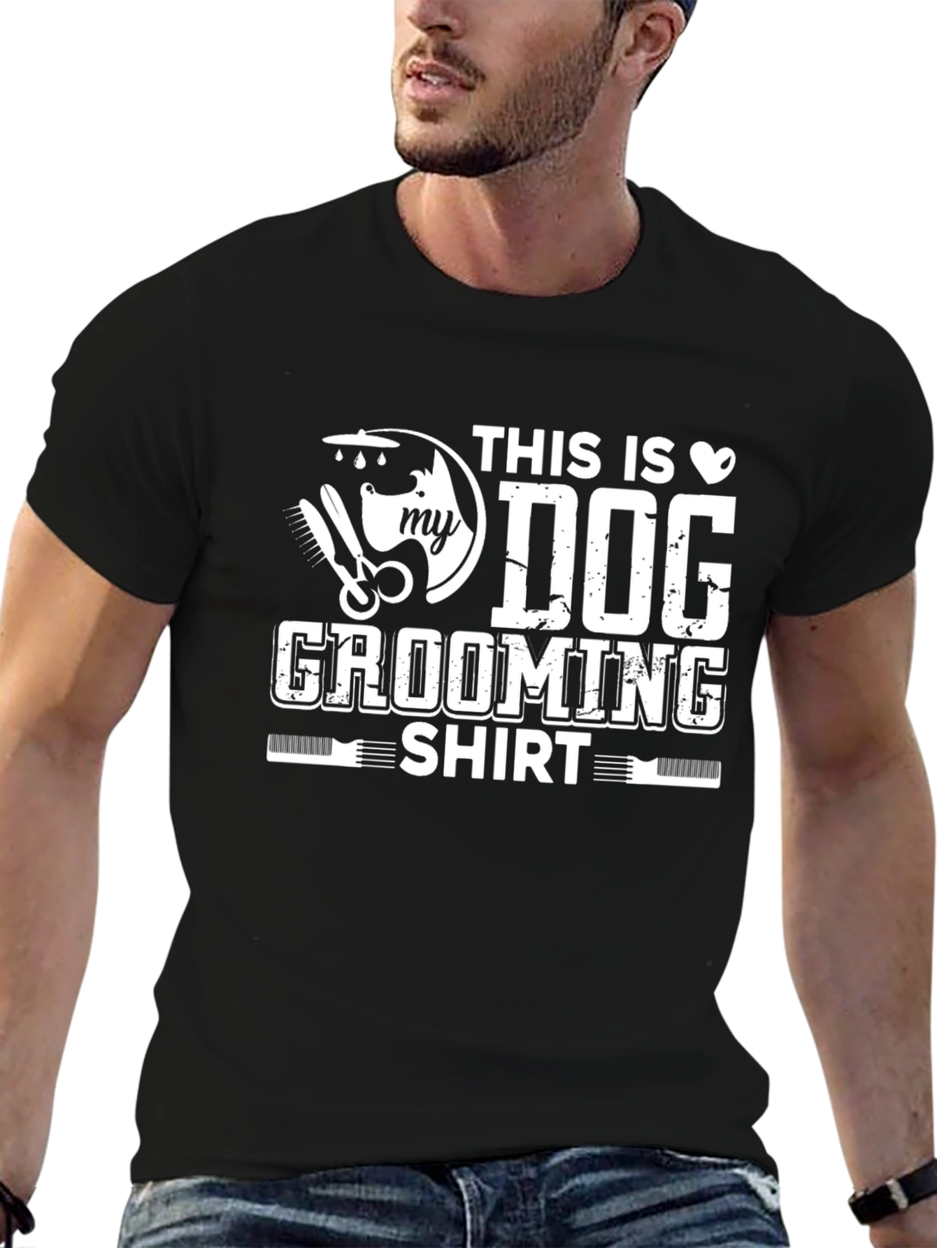 Dog Grooming T-Shirt for Animal Lovers
