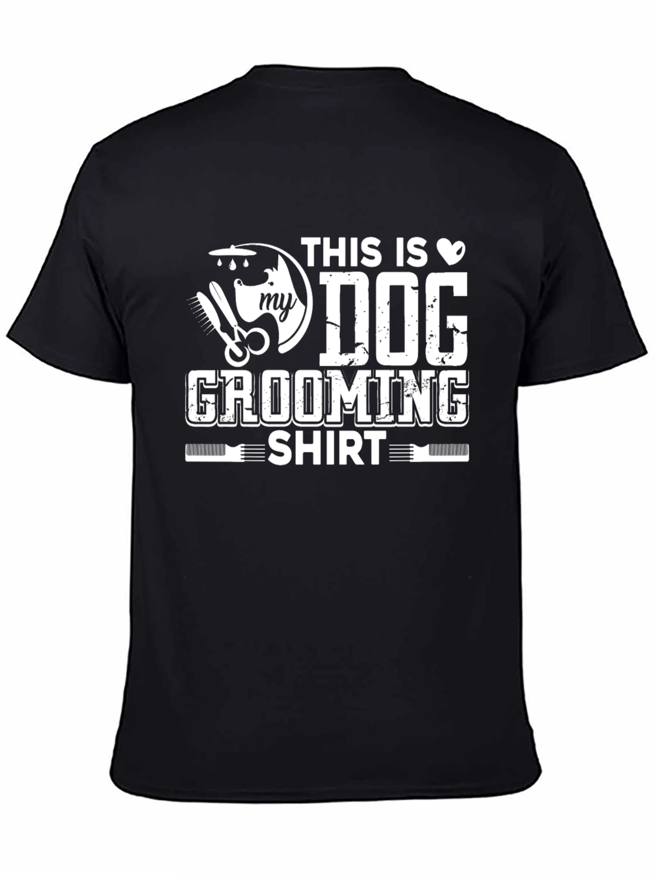 Dog Grooming T-Shirt for Animal Lovers
