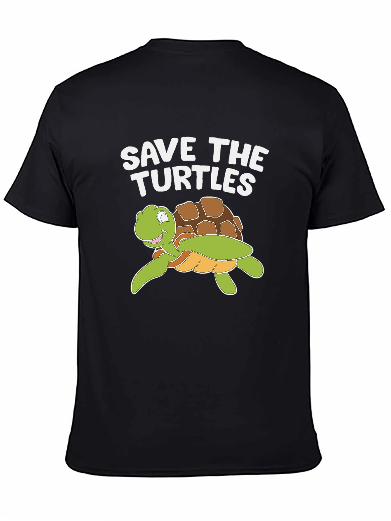 Save The Turtles T-Shirt - Turtle Cartoon