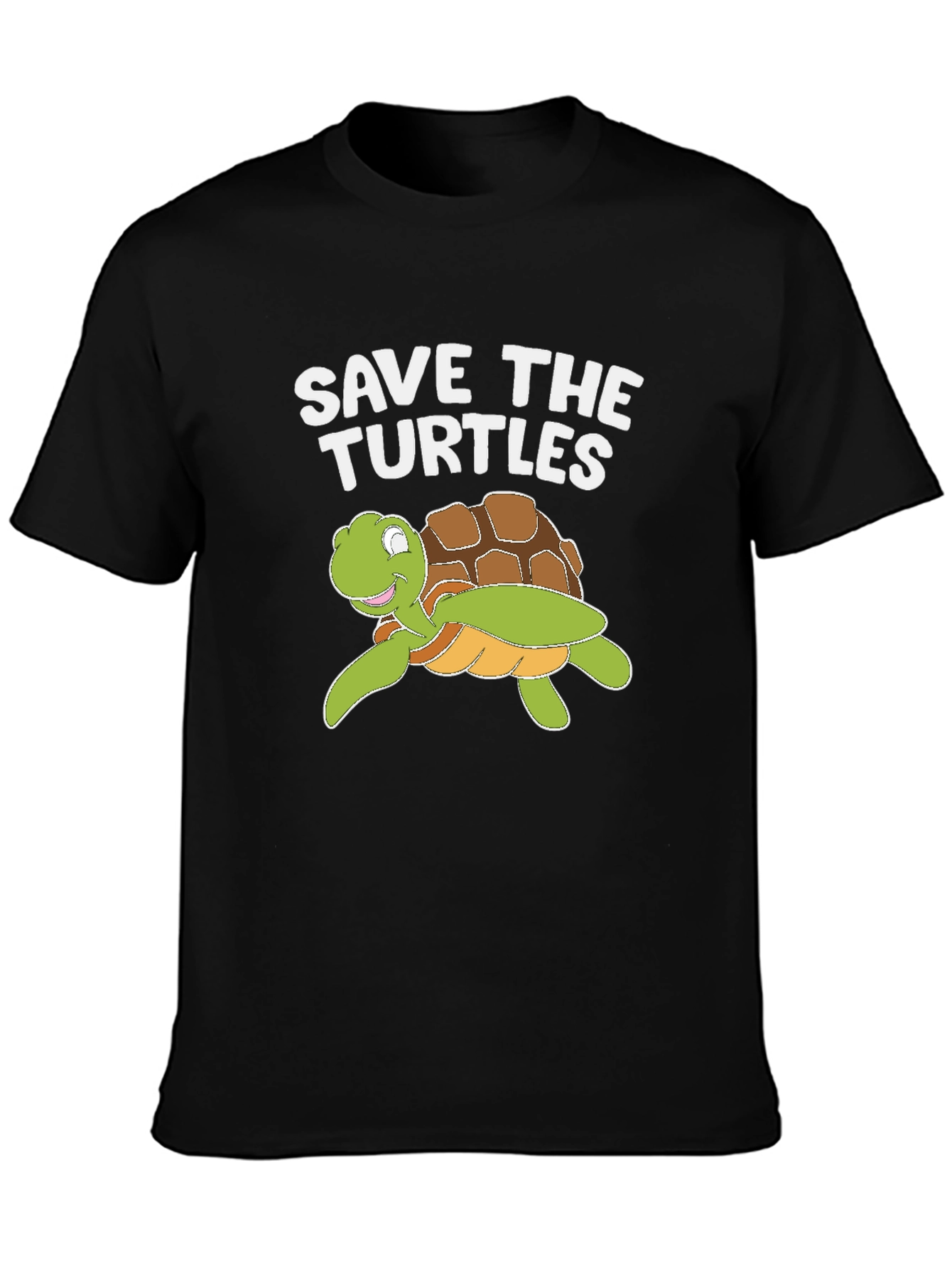 Save The Turtles T-Shirt - Turtle Cartoon